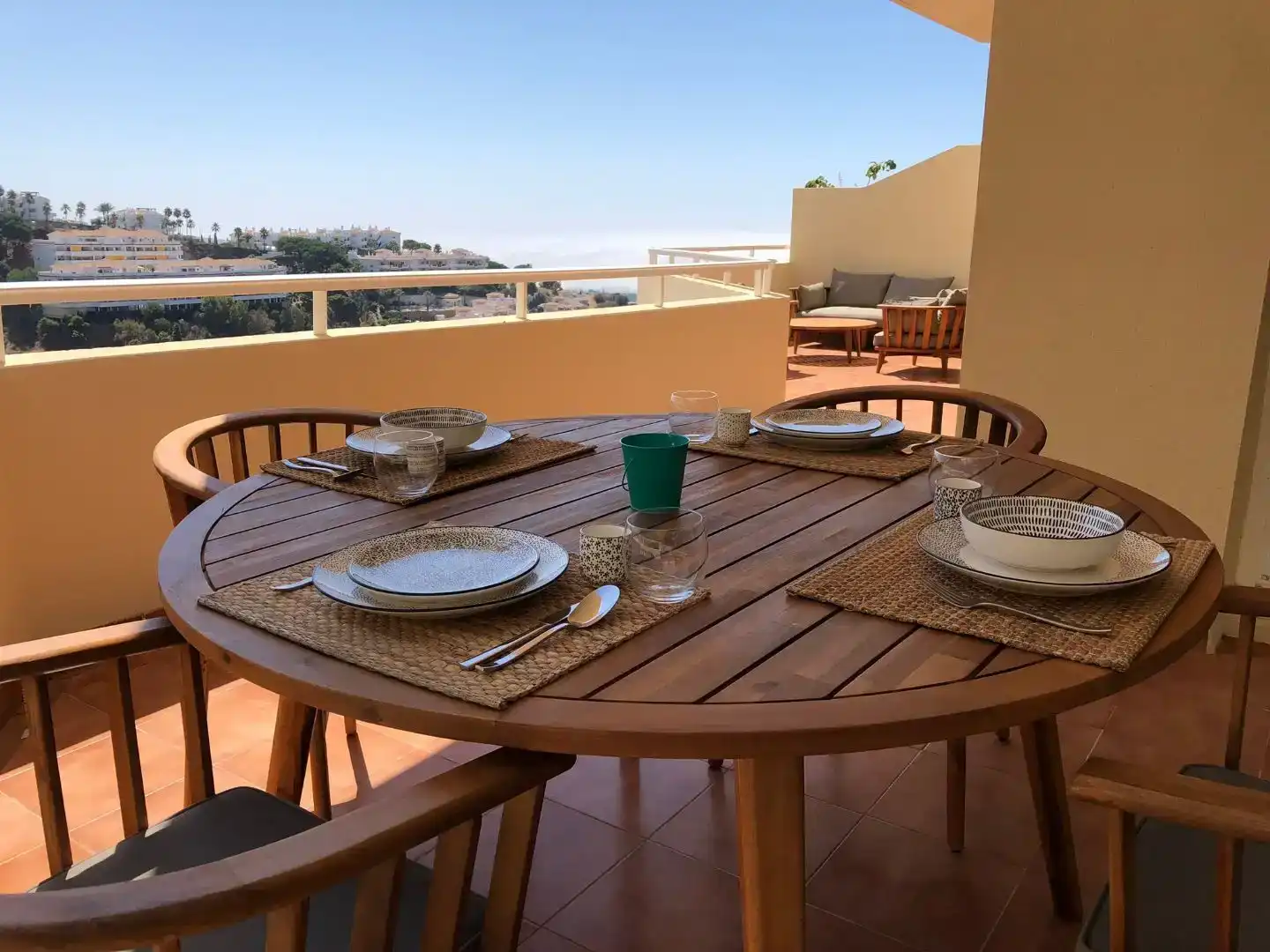 Terraza de Piso en venta en Mijas con Aire acondicionado, Piscina y Balcón