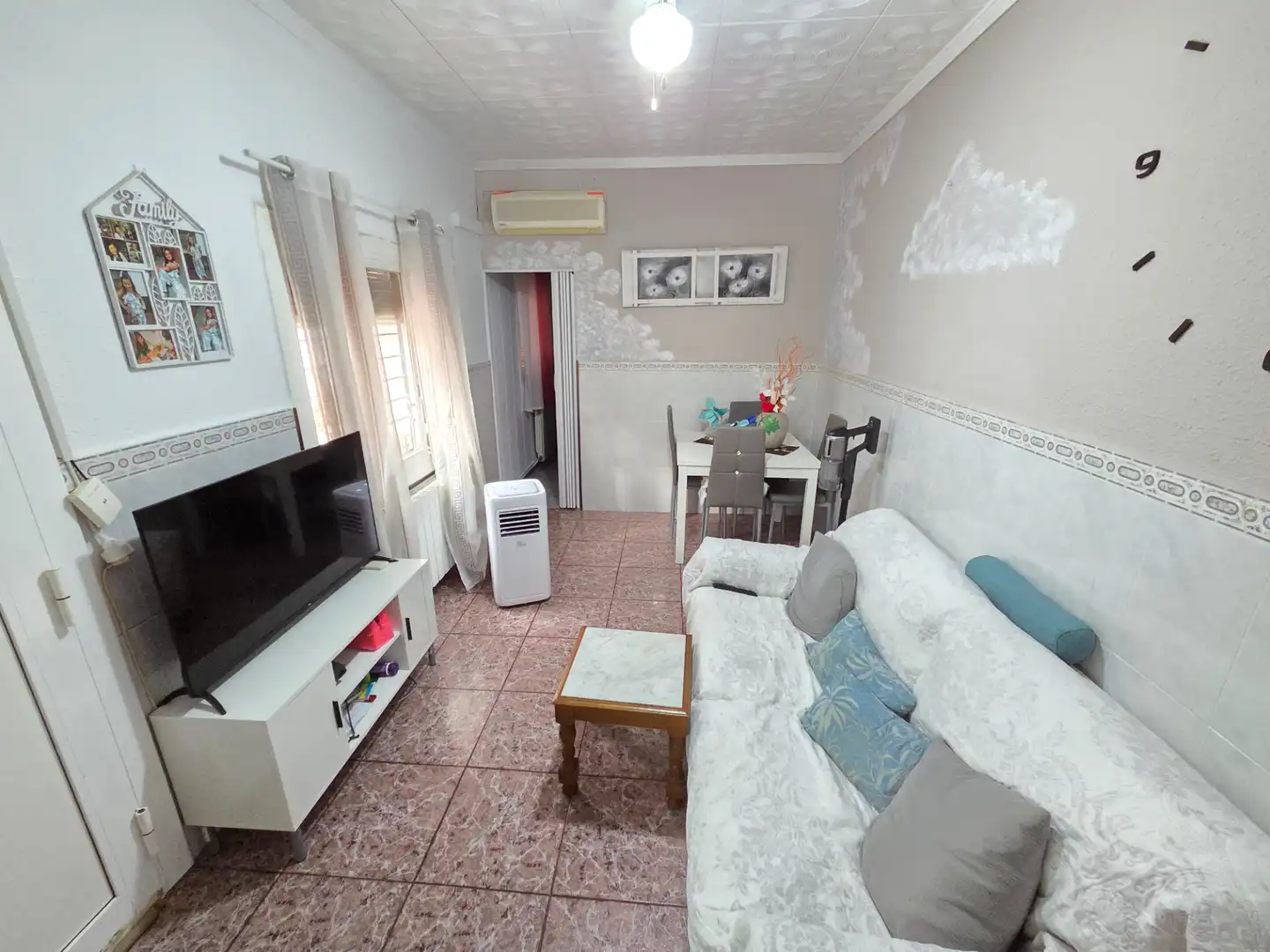 Wohnzimmer von Wohnung zum Verkauf in Vilafranca del Penedès mit Klimaanlage, Heizung und Terrasse