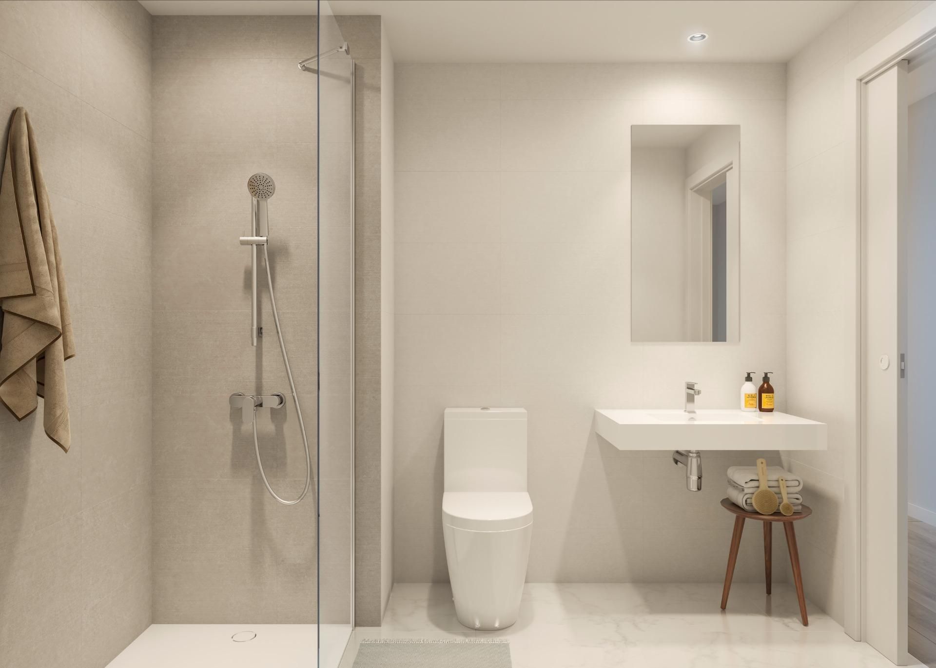 Bany de Àtic en venda en Calella amb Parquet, Terrassa i Balcó