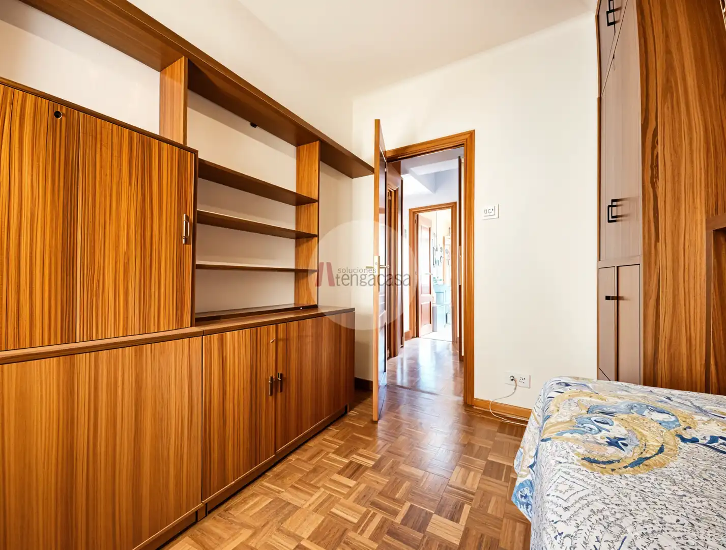 Bedroom of Flat for sale in Madrid  with Air Conditioner, Heating and Terrace
