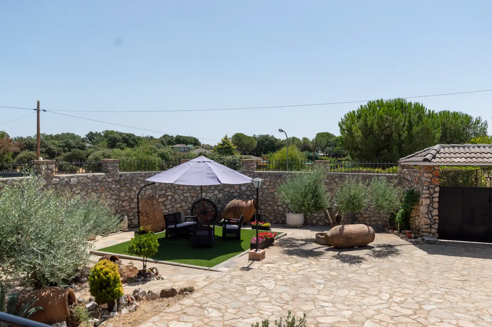 Terraza de Casa o chalet en venta en Hontoba con Calefacción, Jardín privado y Terraza