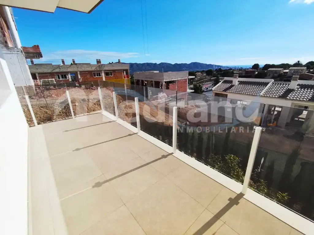 Terraza de Casa o chalet en venta en La Nucia con Aire acondicionado y Balcón
