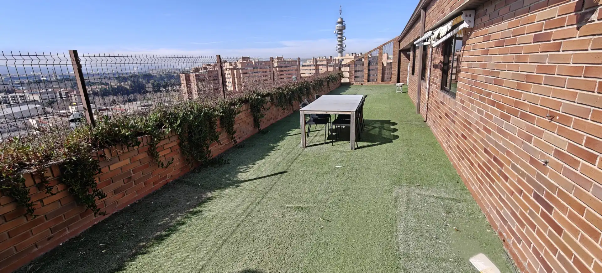 Terrace of Attic for rent in Zaragoza  with Air Conditioner, Heating and Parquet flooring