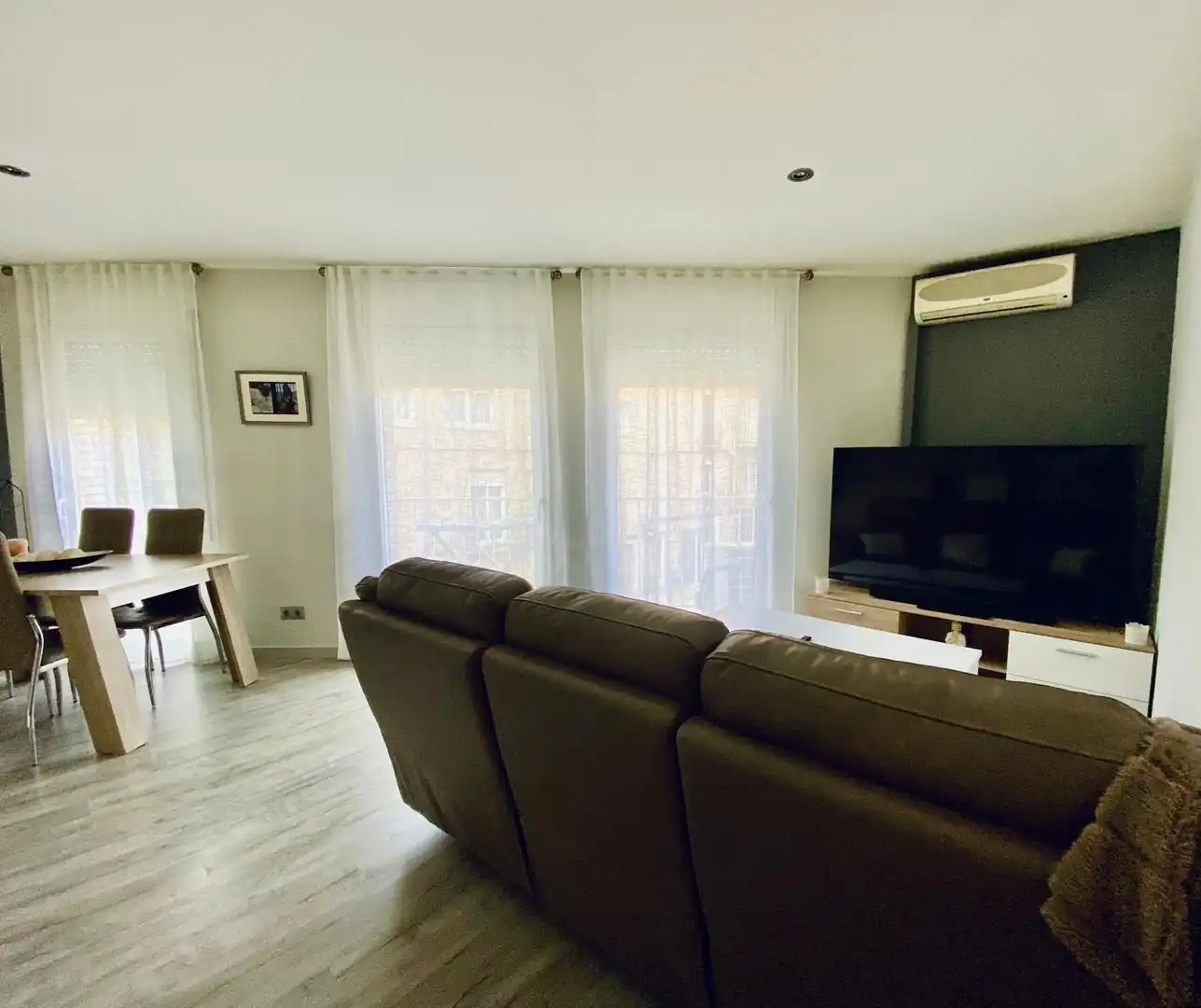 Sala de estar de Piso en venta en Igualada con Balcón