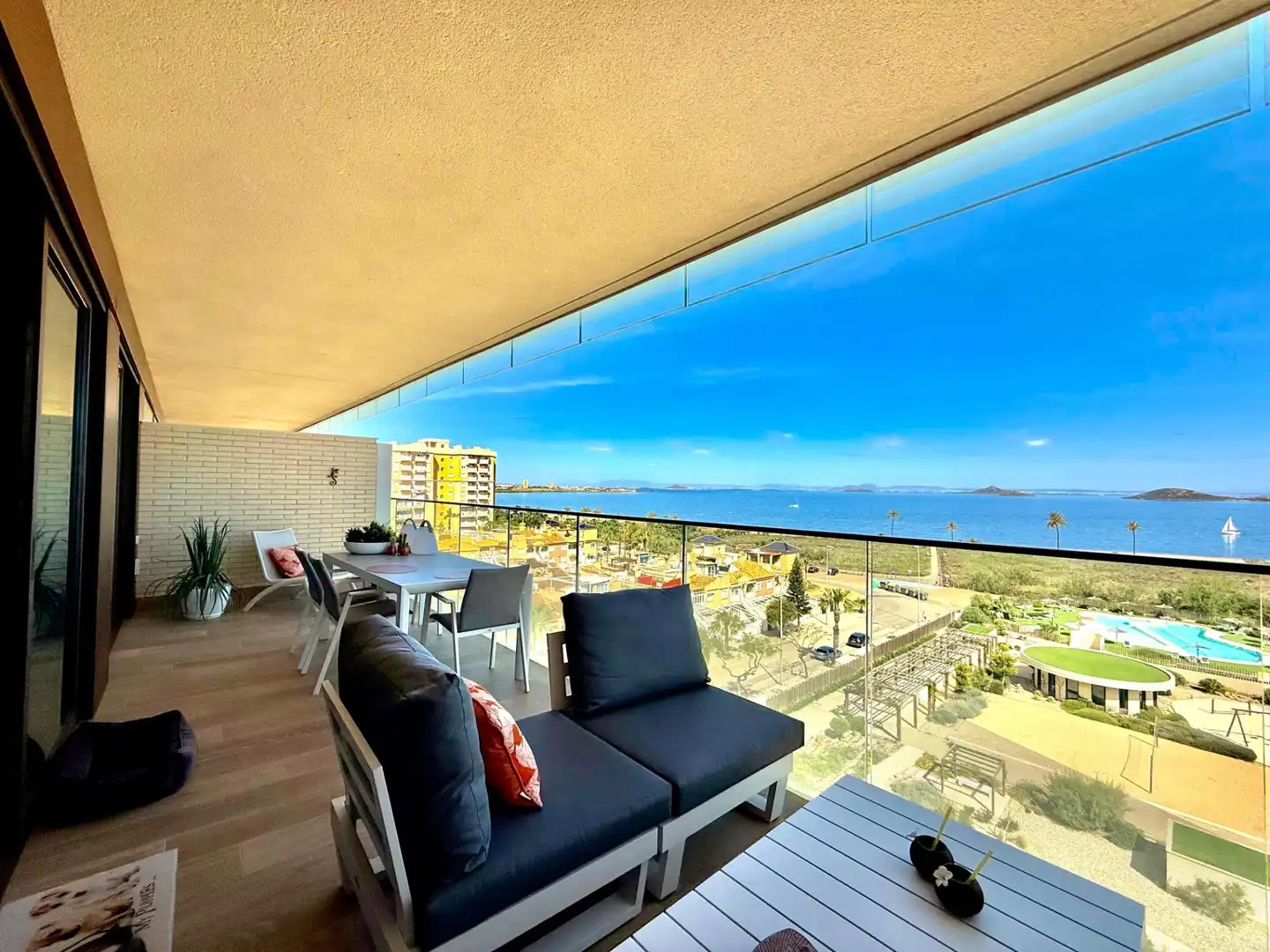 Terrace of Flat for sale in Cartagena  with Air Conditioner, Heating and Private garden