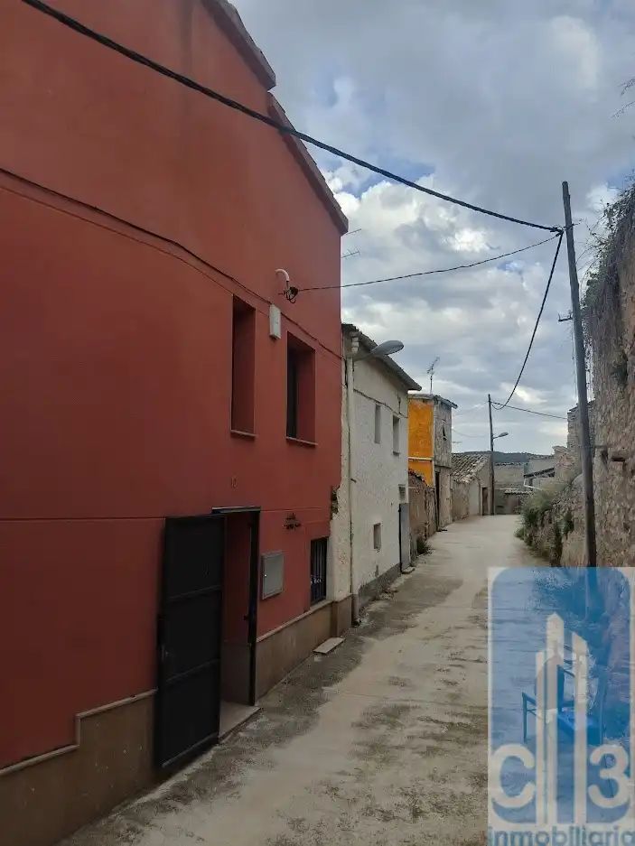Exterior view of Country homes for sale in Peralta de Calasanz  with Heating, Storage room and Furnished
