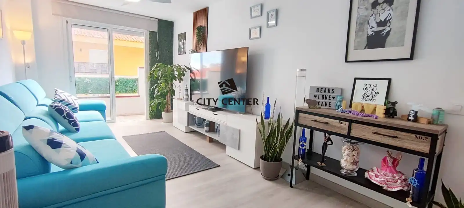 Sala de estar de Piso en venta en Arona con Parquet, Amueblado y Horno