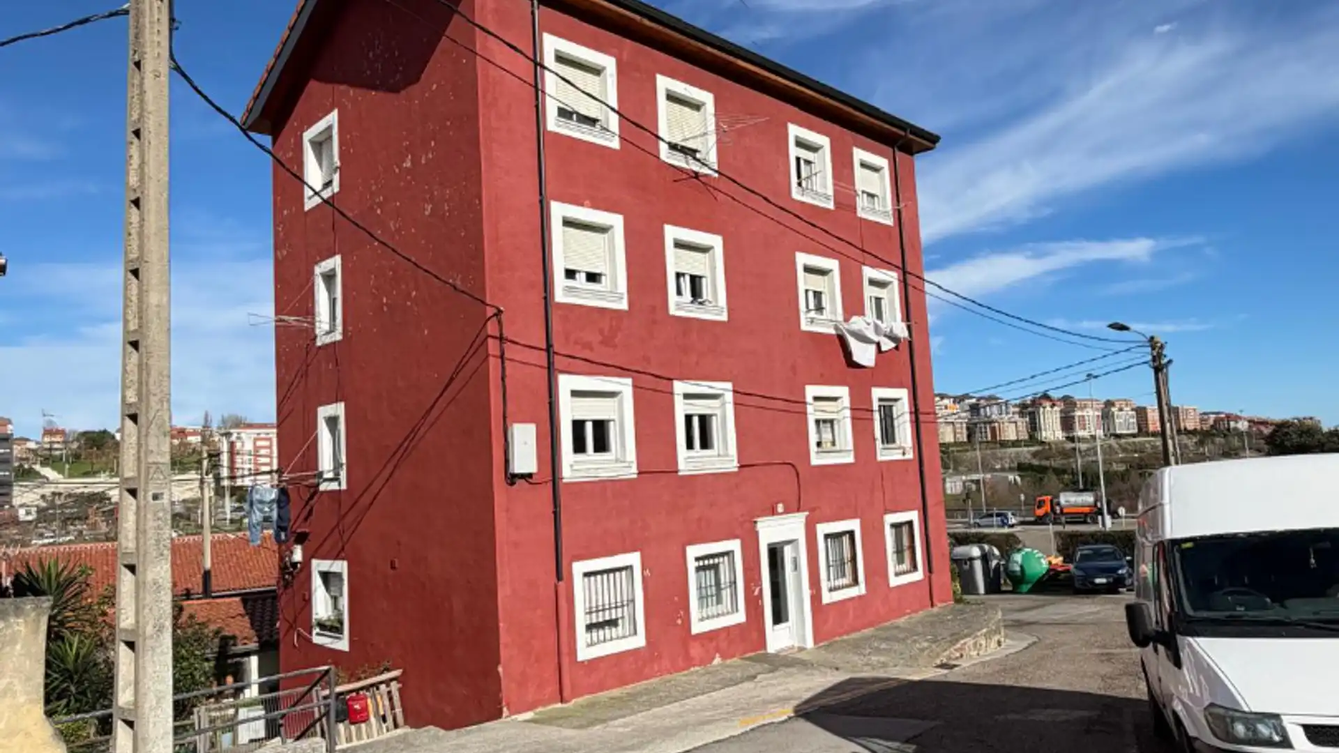 Exterior view of Flat for sale in Santander  with Parquet flooring, Furnished and Oven