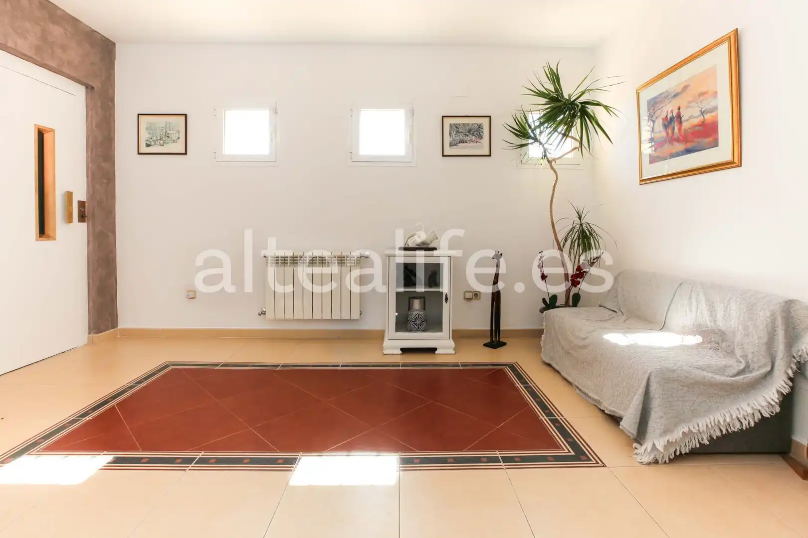 Sala de estar de Casa o chalet en venta en Altea con Aire acondicionado, Calefacción y Jardín privado