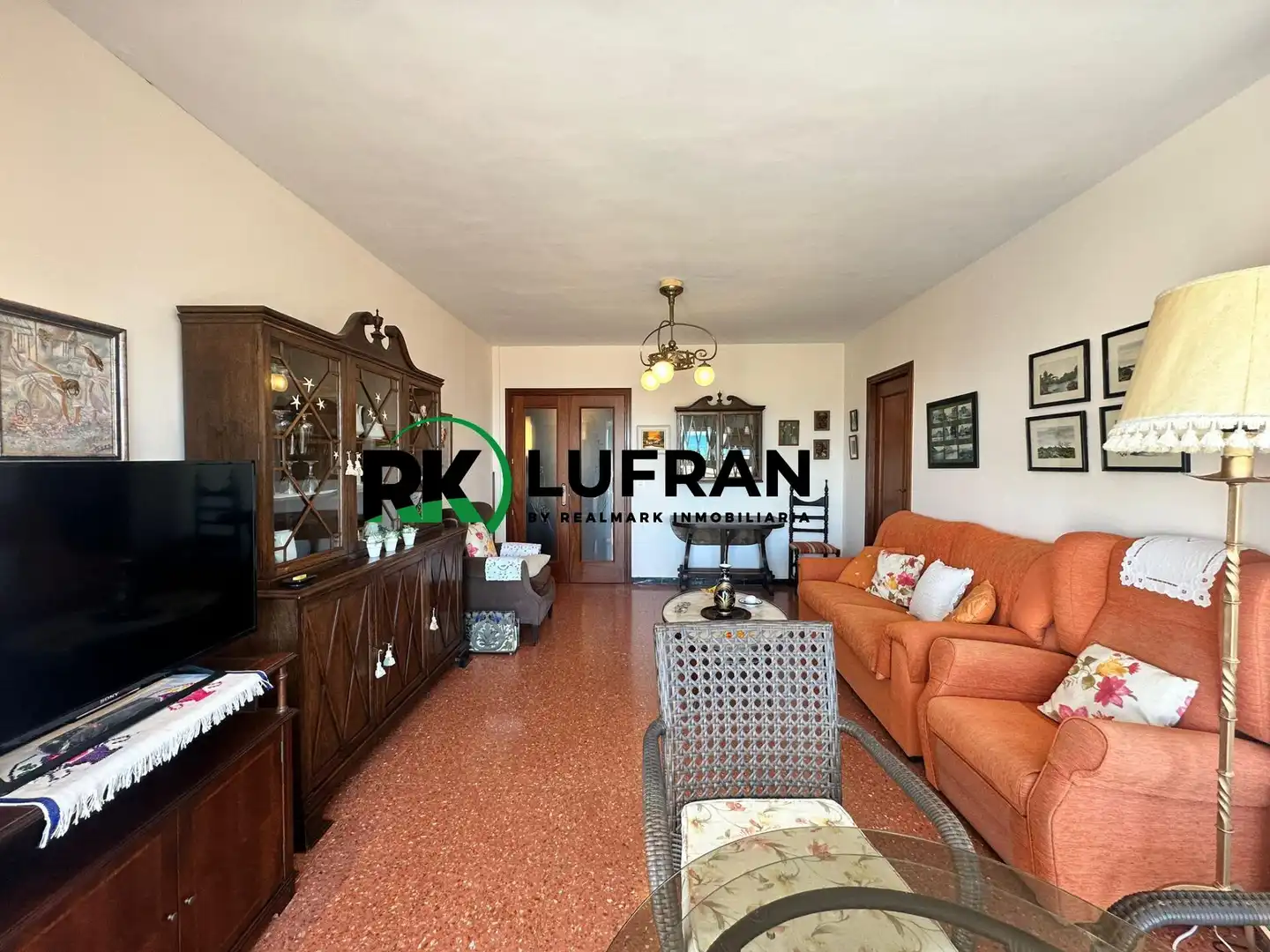 Sala d'estar de Apartament en venda en Alicante / Alacant amb Terrassa, Moblat i Balcó
