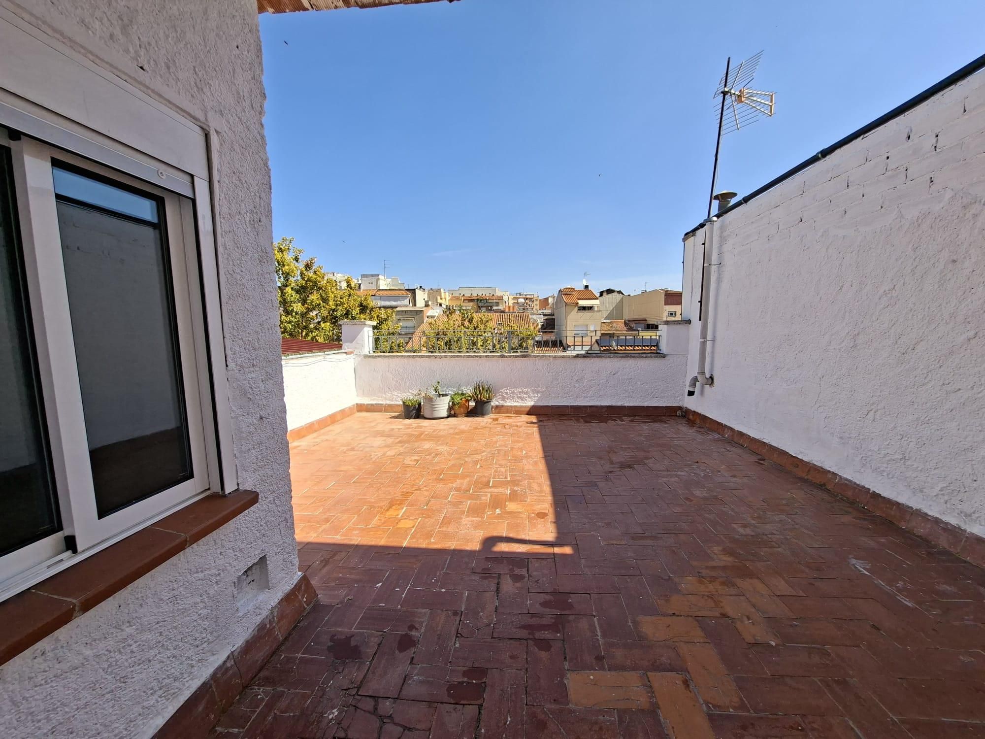 Terrace of Flat for sale in Terrassa  with Air Conditioner, Parquet flooring and Terrace