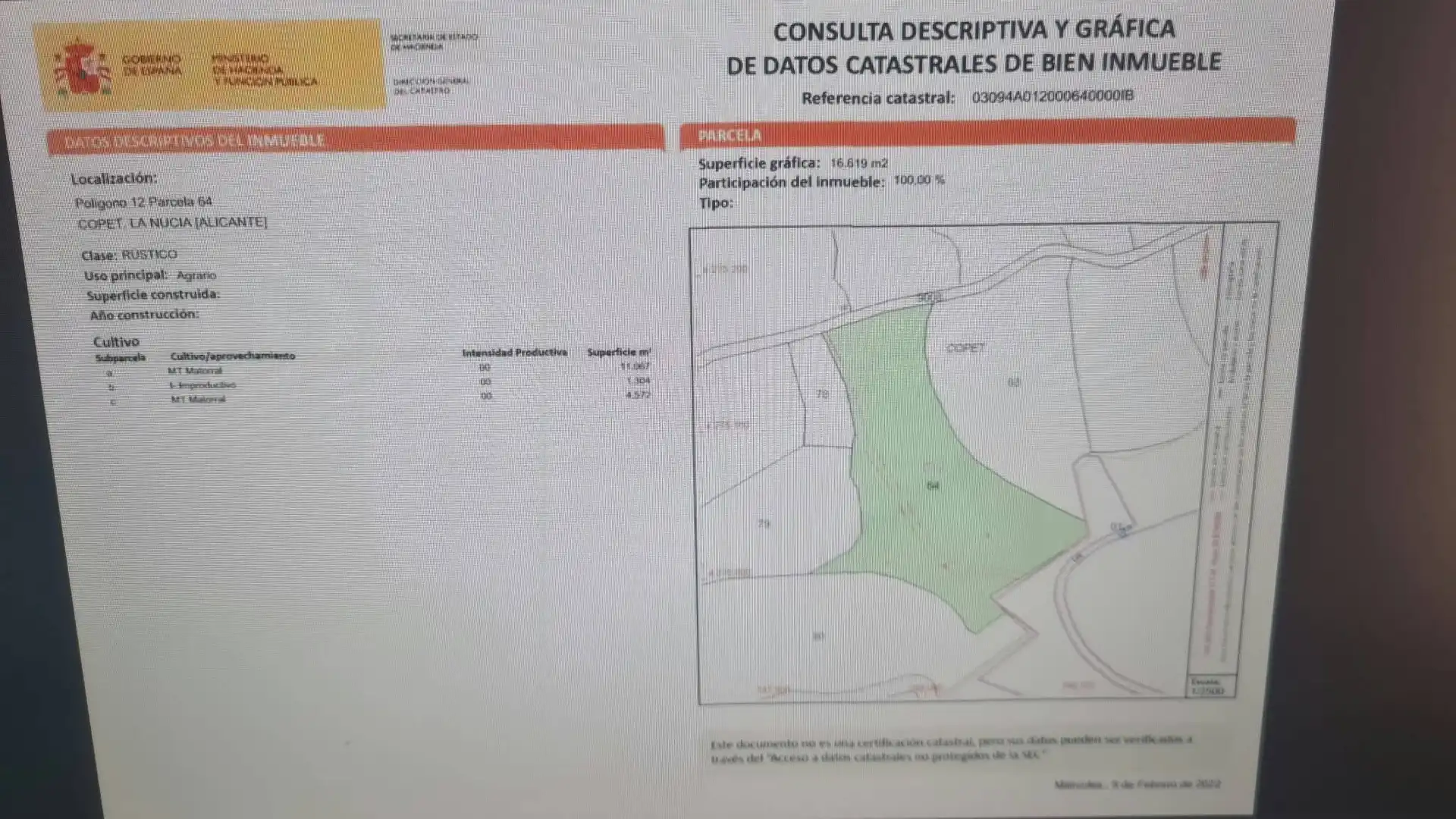 Rural land for sale in Rabasa - Los Ángeles - San Agustín, imagen 8