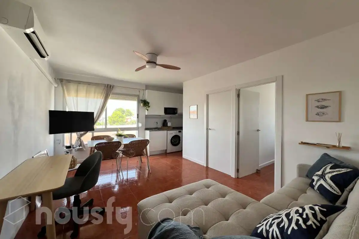 Sala de estar de Piso de alquiler en Gandia con Amueblado