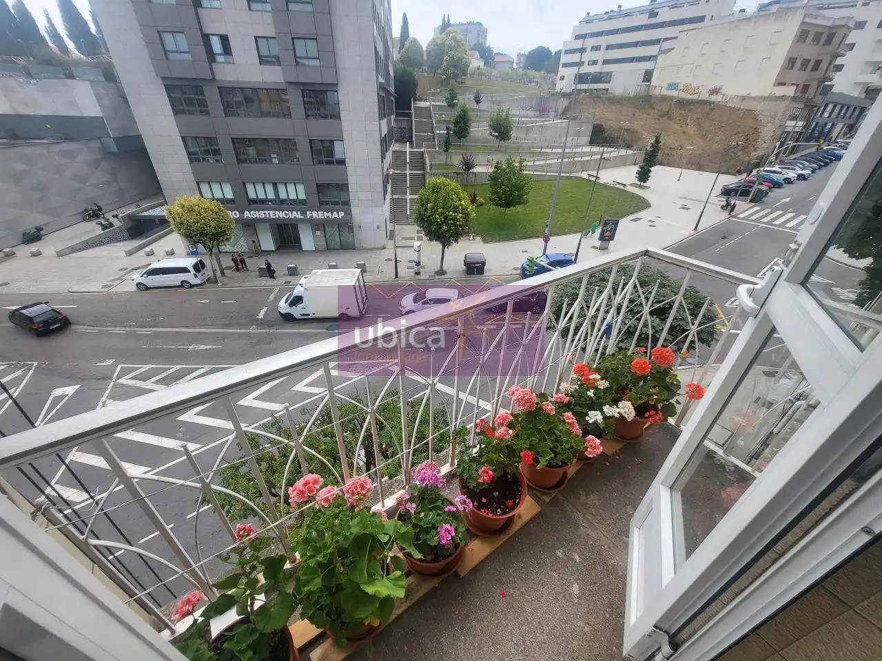 Balcony of Flat for sale in Vigo   with Heating, Parquet flooring and Terrace