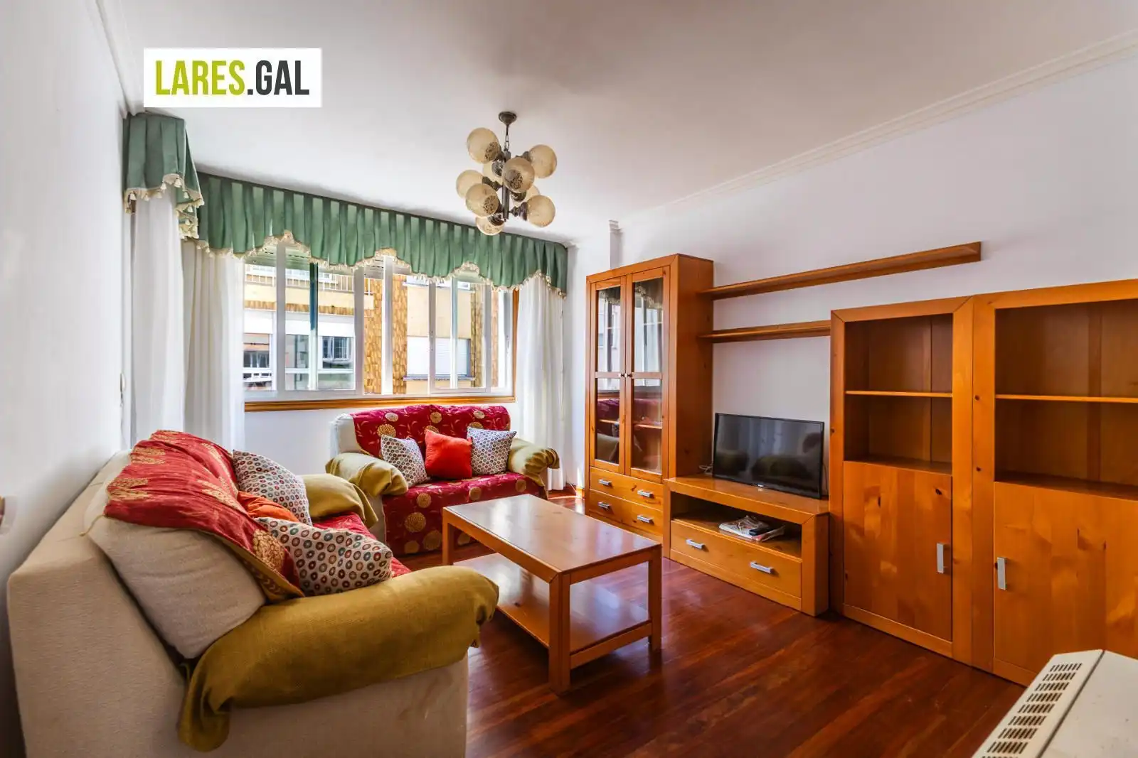 Wohnzimmer von Wohnung zum Verkauf in Cangas  mit Heizung und Terrasse