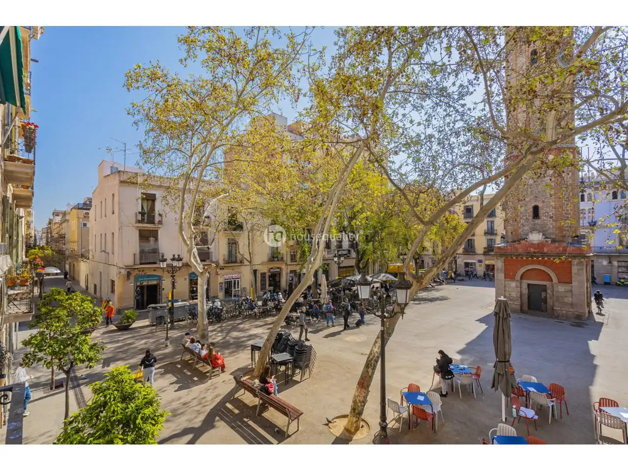 Vista exterior de Piso en venta en Barcelona con Jardín privado, Terraza y Balcón