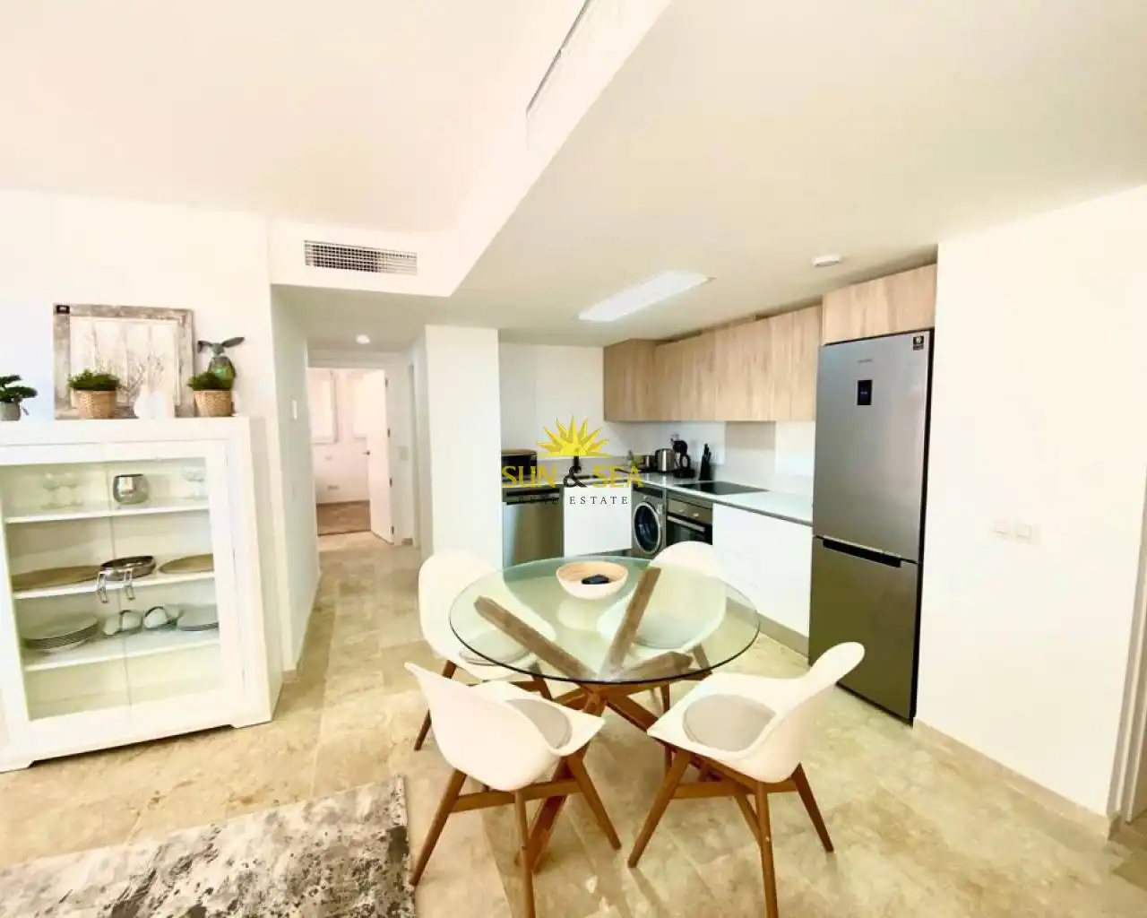 Kitchen of Apartments for rent in Torrevieja  with Air Conditioner, Heating and Terrace