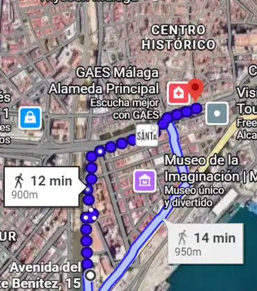 Vista exterior de Piso de alquiler en Málaga con Aire acondicionado y Amueblado