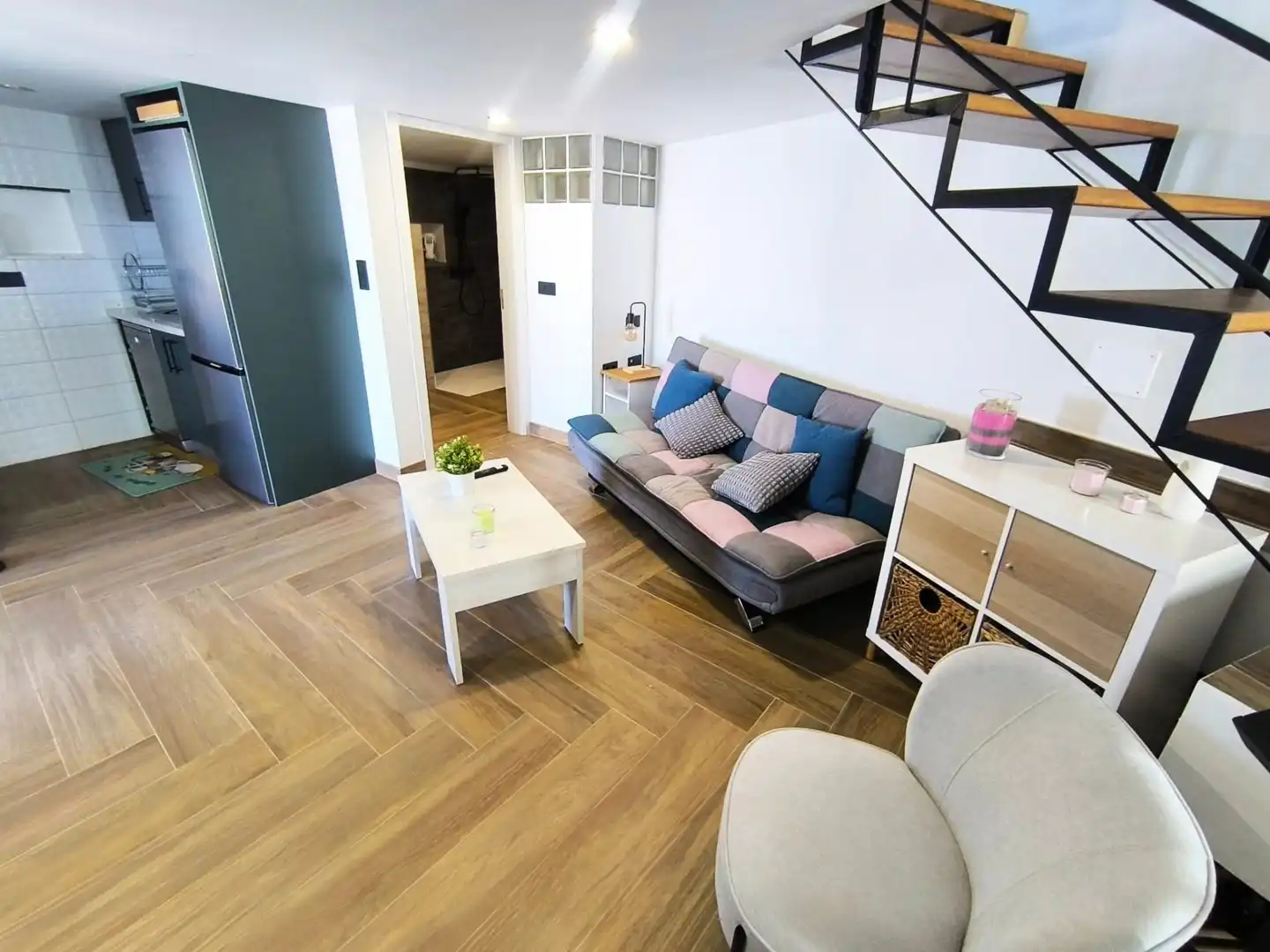 Sala d'estar de Casa o xalet de lloguer en La Victoria de Acentejo amb Aire condicionat, Calefacció i Jardí privat