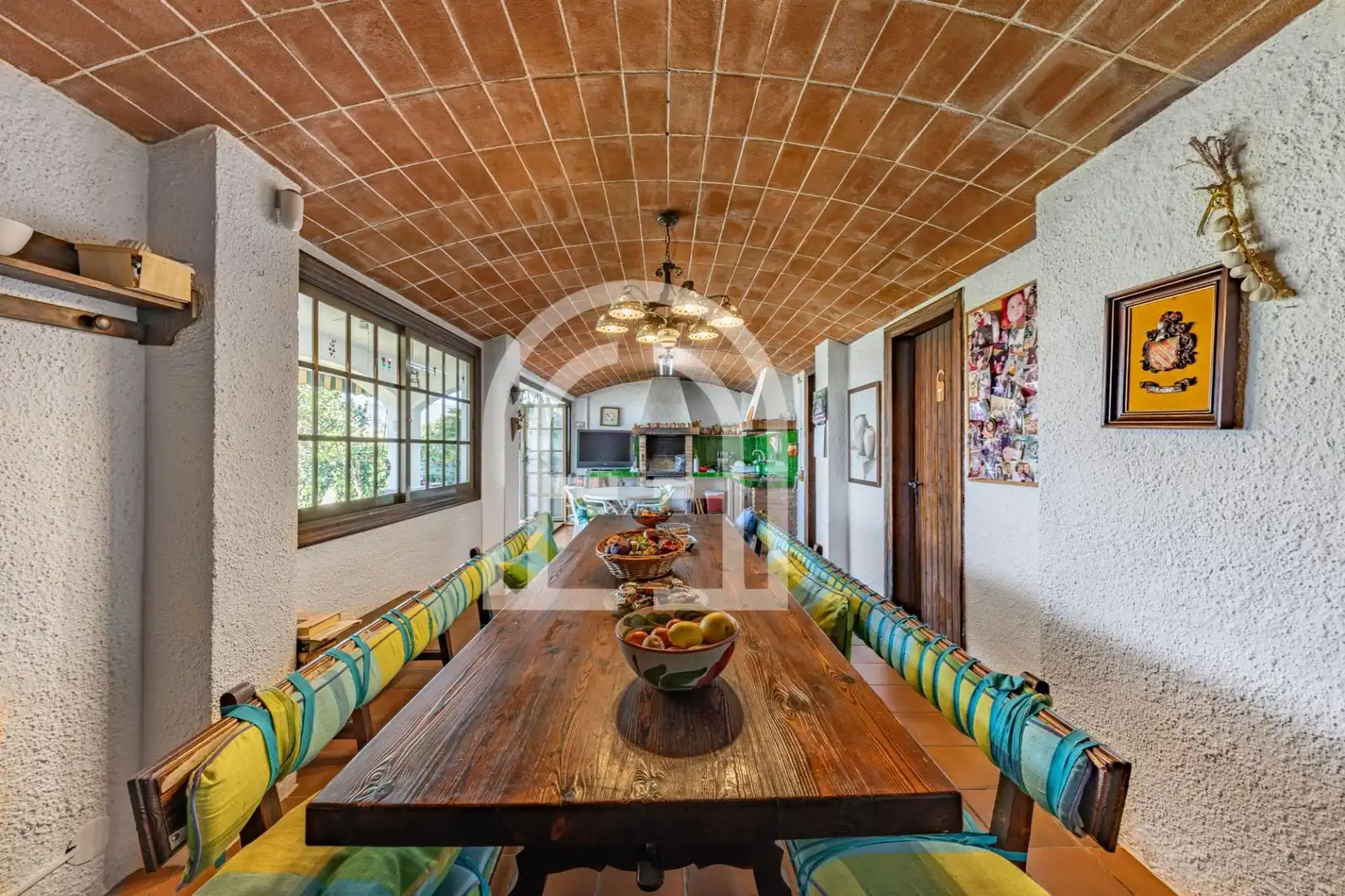 Comedor de Casa o chalet en venta en Teià con Calefacción, Jardín privado y Terraza