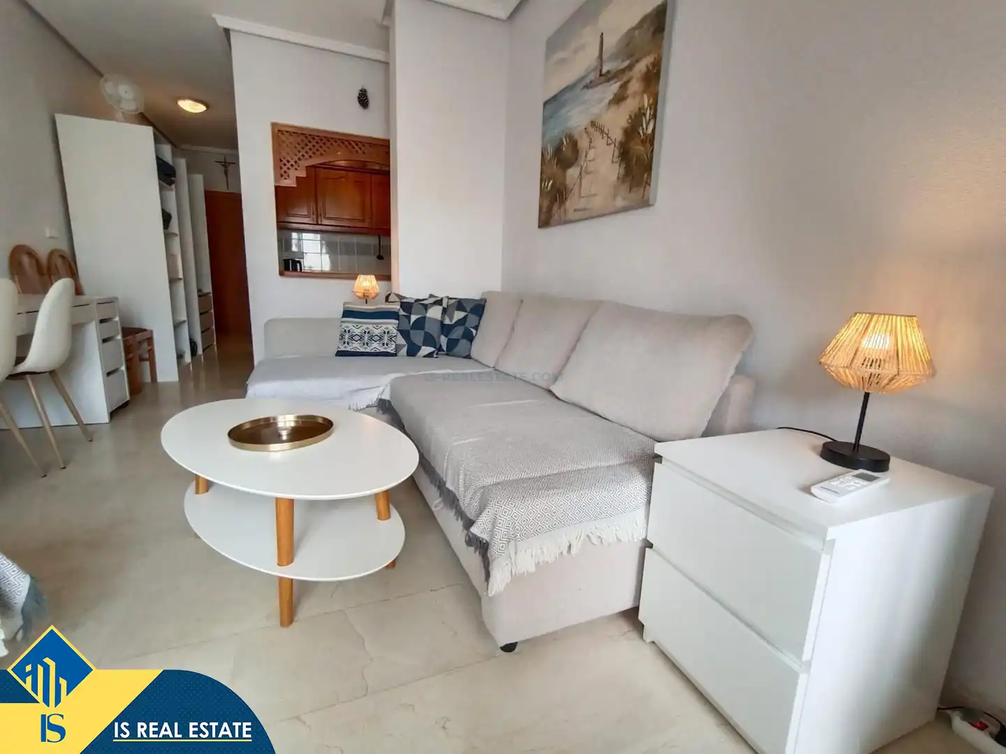 Sala de estar de Estudio en venta en Torrevieja con Aire acondicionado, Calefacción y Terraza