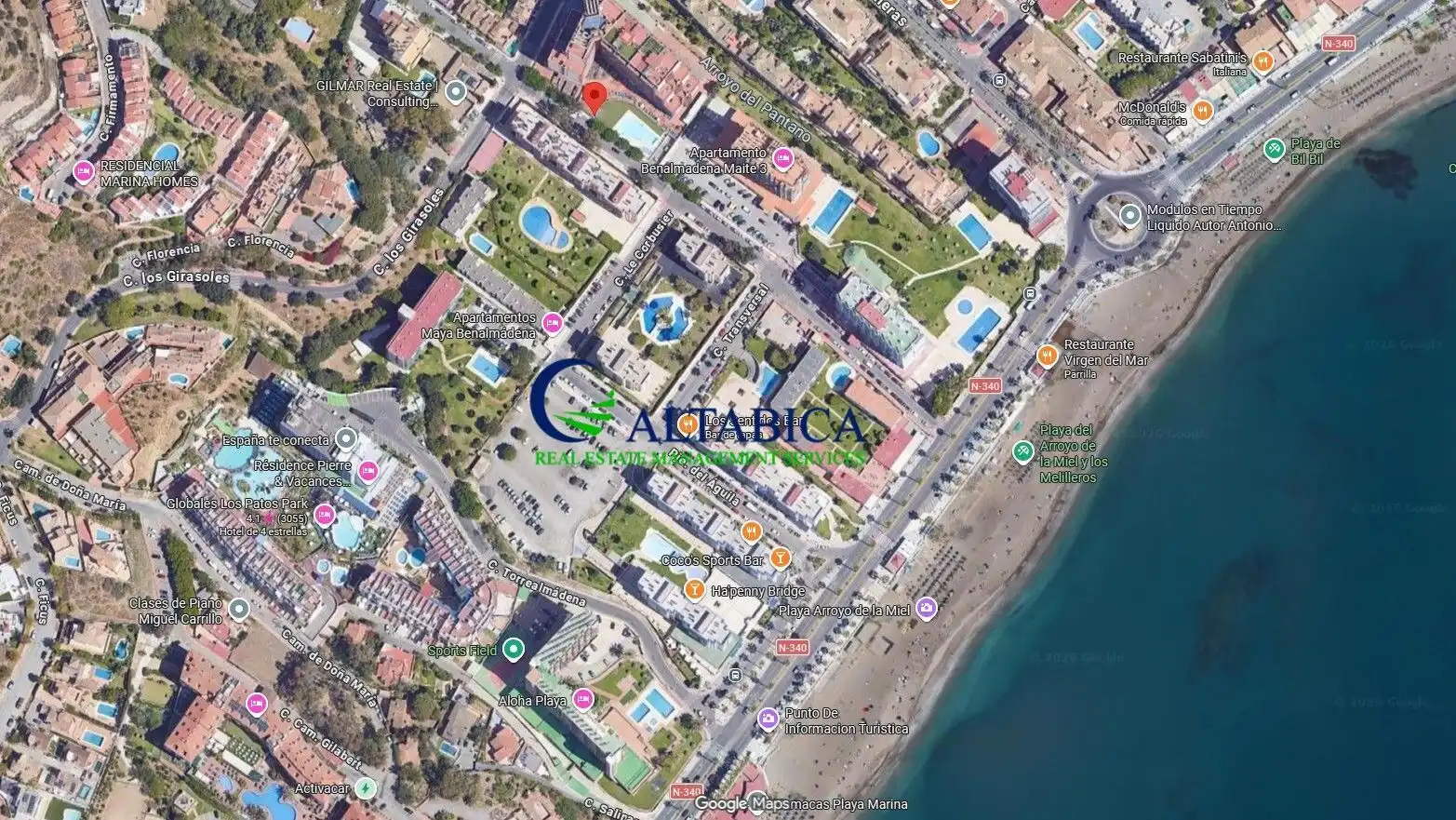 Vista exterior de Pis en venda en Benalmádena