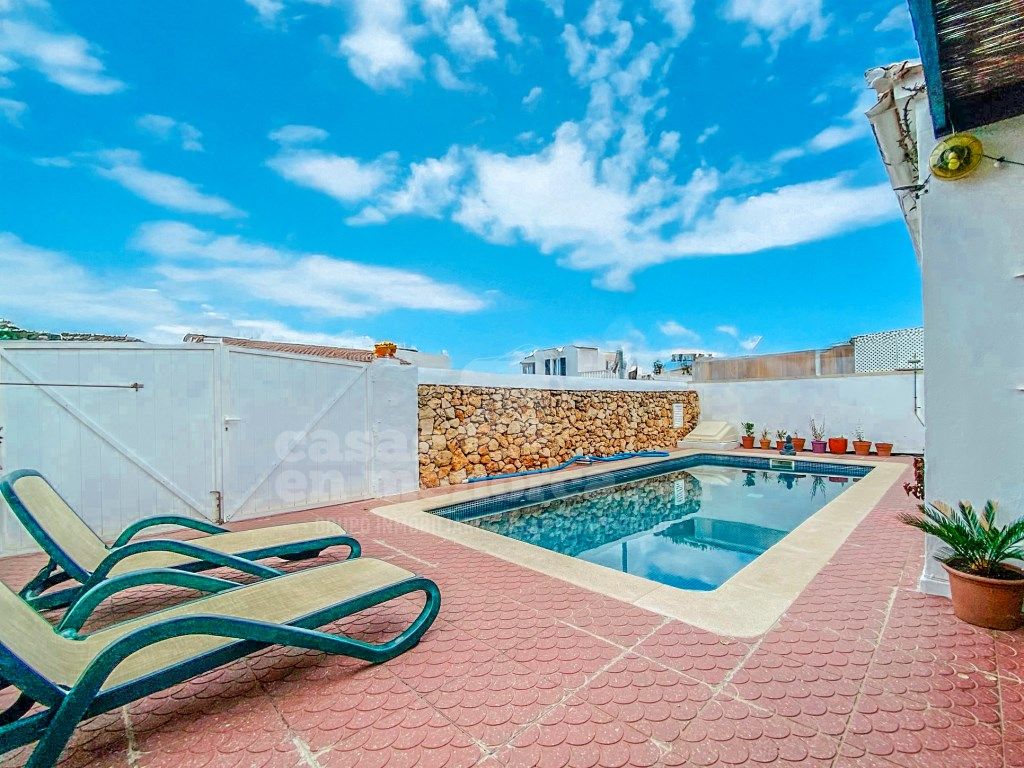 Piscina de Casa o xalet en venda en Ciutadella de Menorca amb Aire condicionat, Jardí privat i Piscina