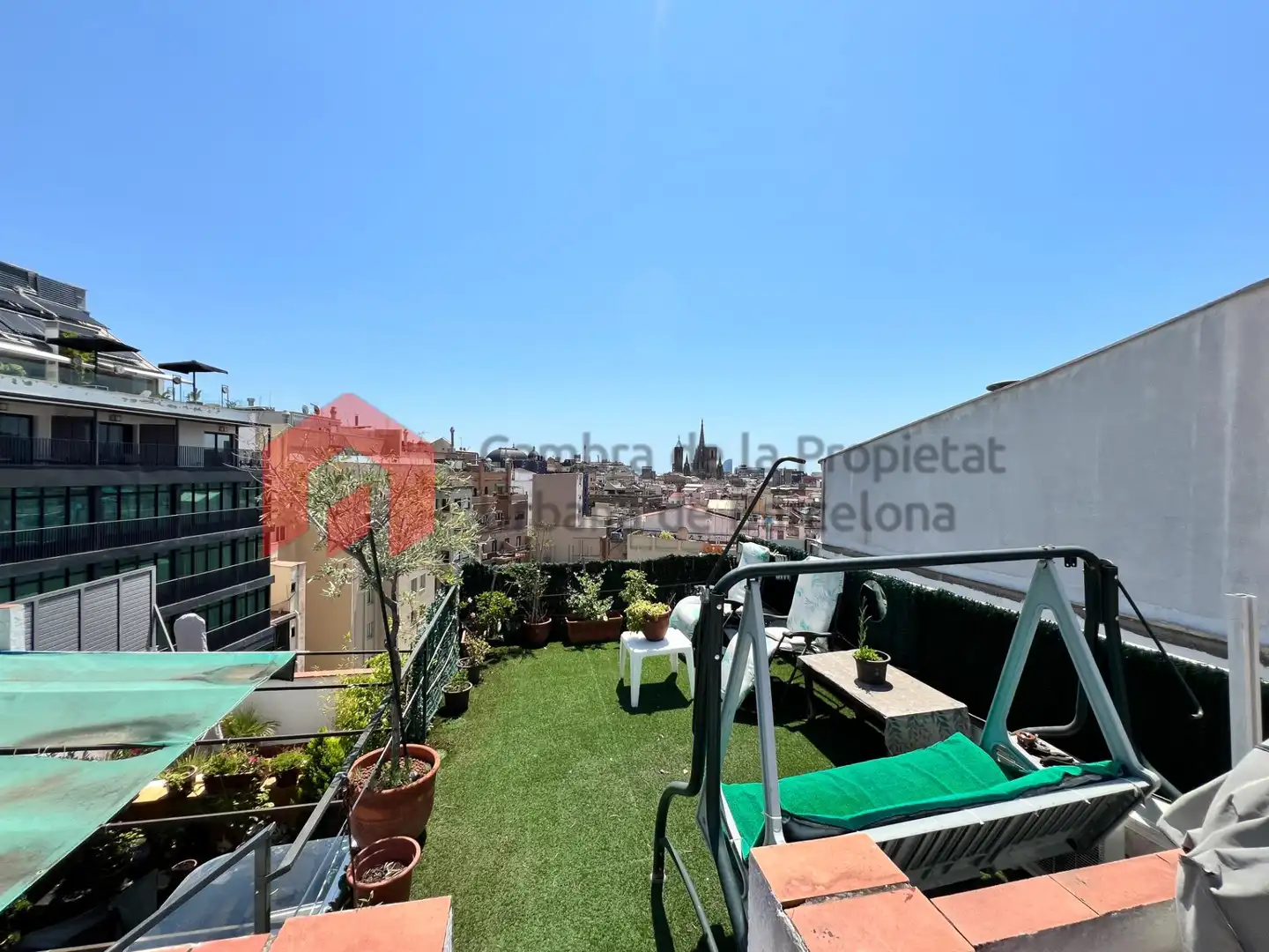 Terraza de Ático en venta en Barcelona con Parquet, Terraza y Balcón