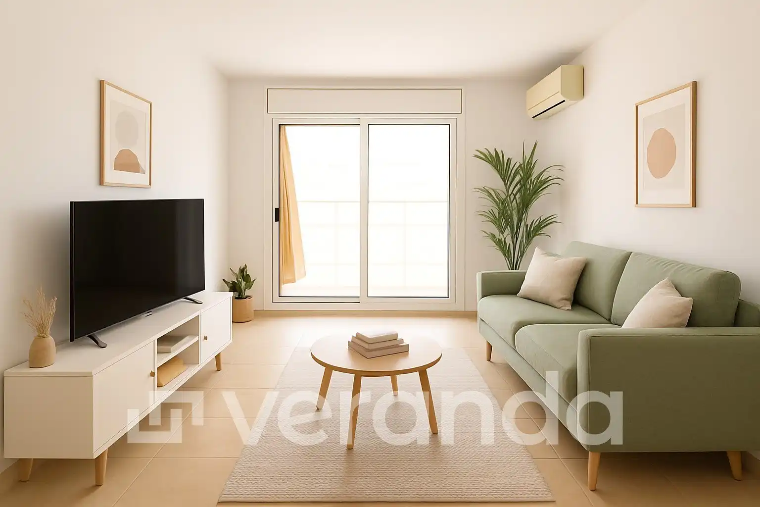 Sala de estar de Piso en venta en Ripollet con Aire acondicionado, Calefacción y Piscina