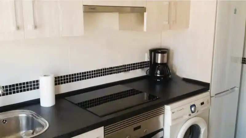 Kitchen of Flat for sale in Gandia  with Parquet flooring, Terrace and Furnished