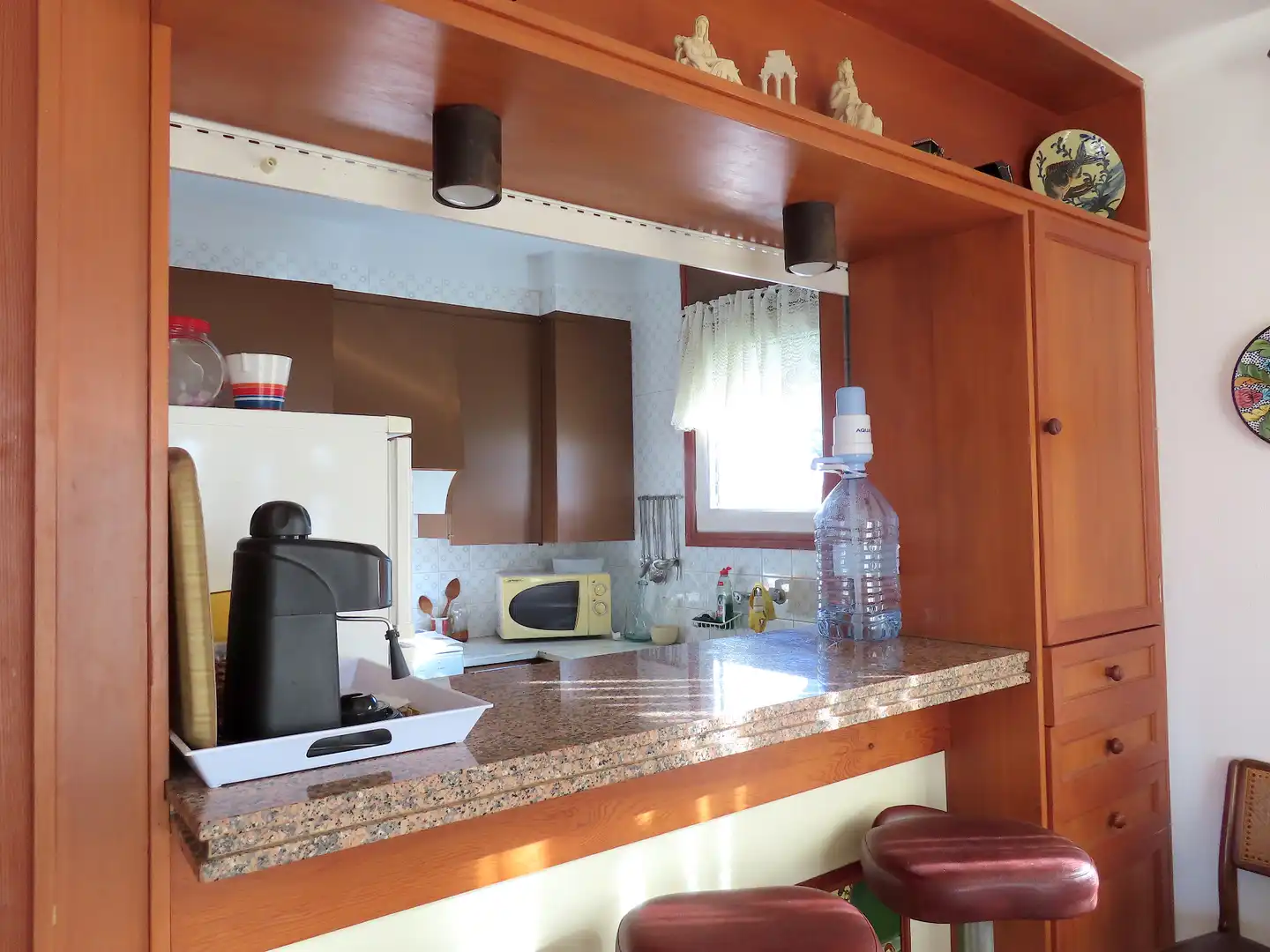 Cocina de Piso en venta en Empuriabrava con Jardín privado, Terraza y Amueblado