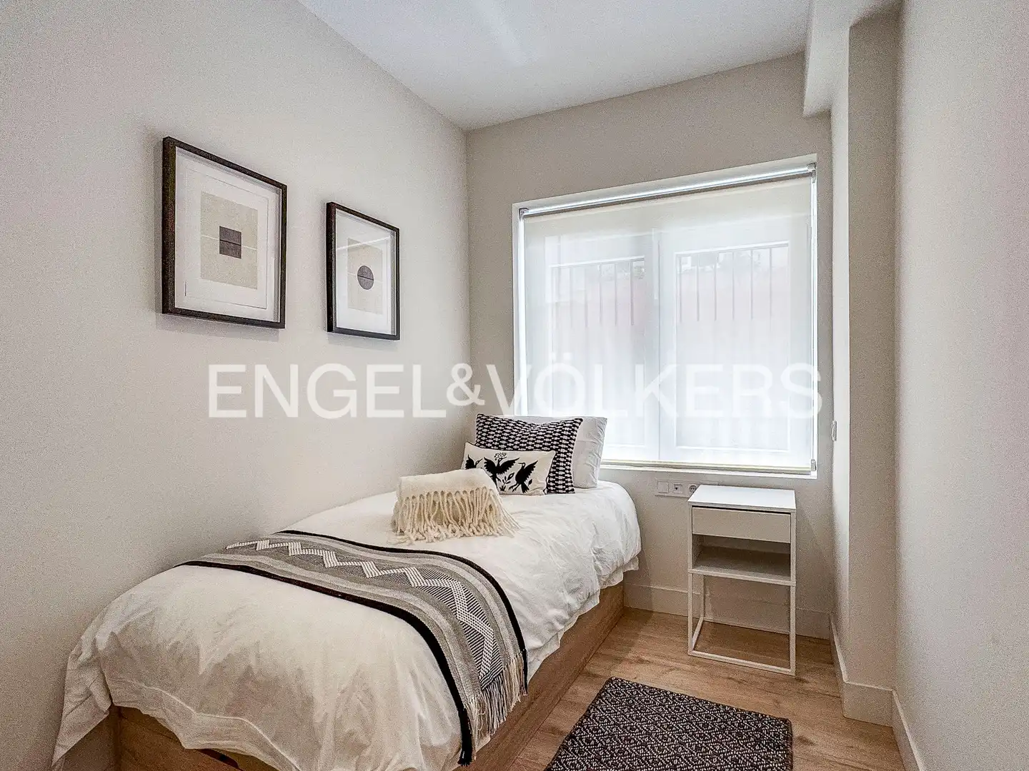 Bedroom of Flat for rent in Barcelona  with Air Conditioner, Heating and Parquet flooring