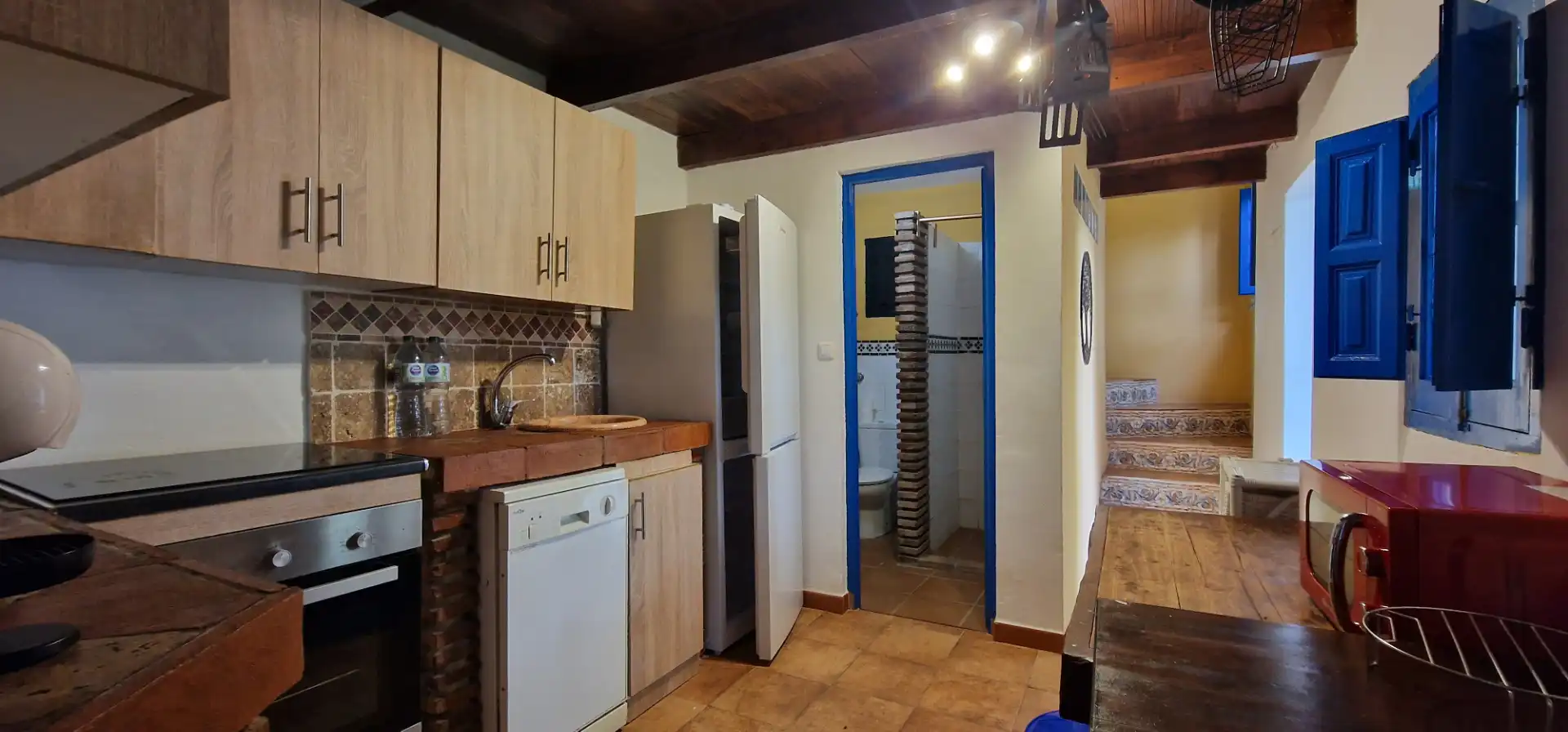 Cocina de Finca rústica en venta en Alhaurín El Grande con Aire acondicionado, Calefacción y Jardín privado