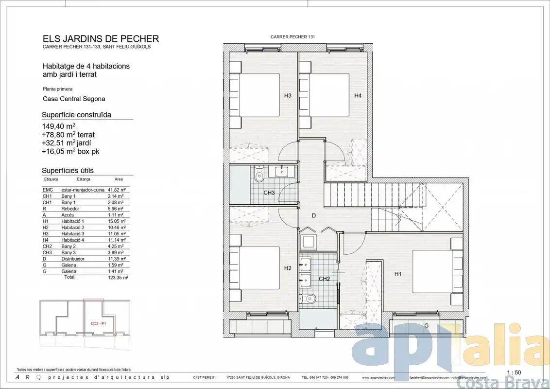 Casa adosada en venta en Sant Feliu de Guíxols con Aire acondicionado, Calefacción y Jardín privado