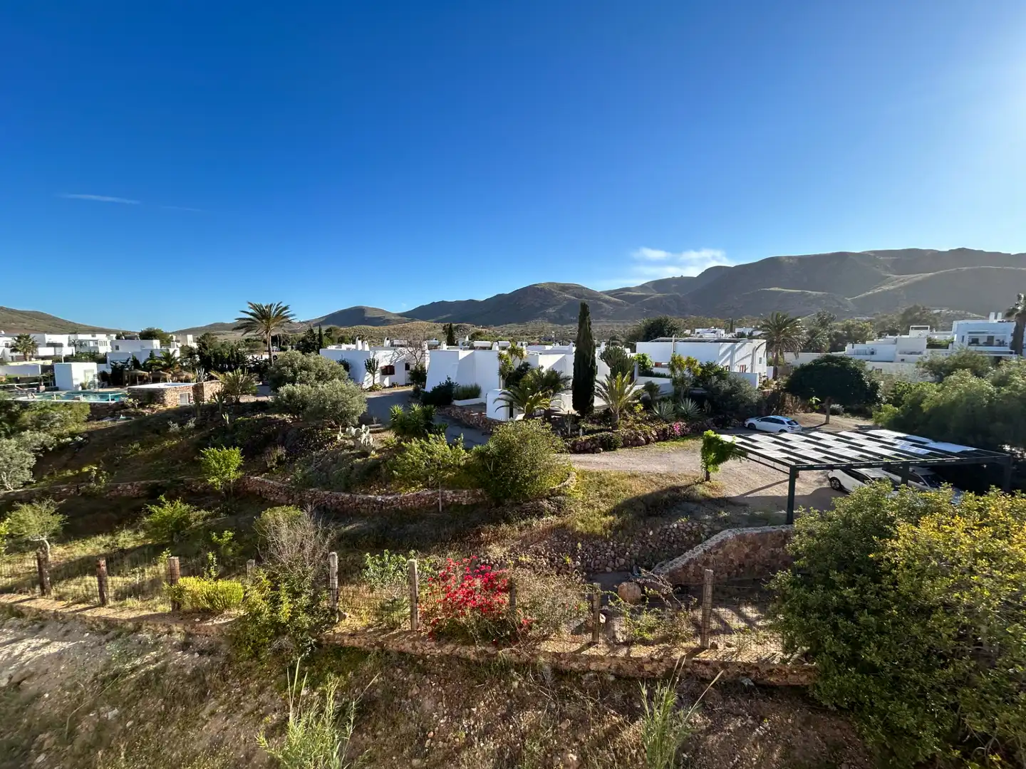 Vista exterior de Casa o xalet en venda en Níjar amb Moblat i Alarma