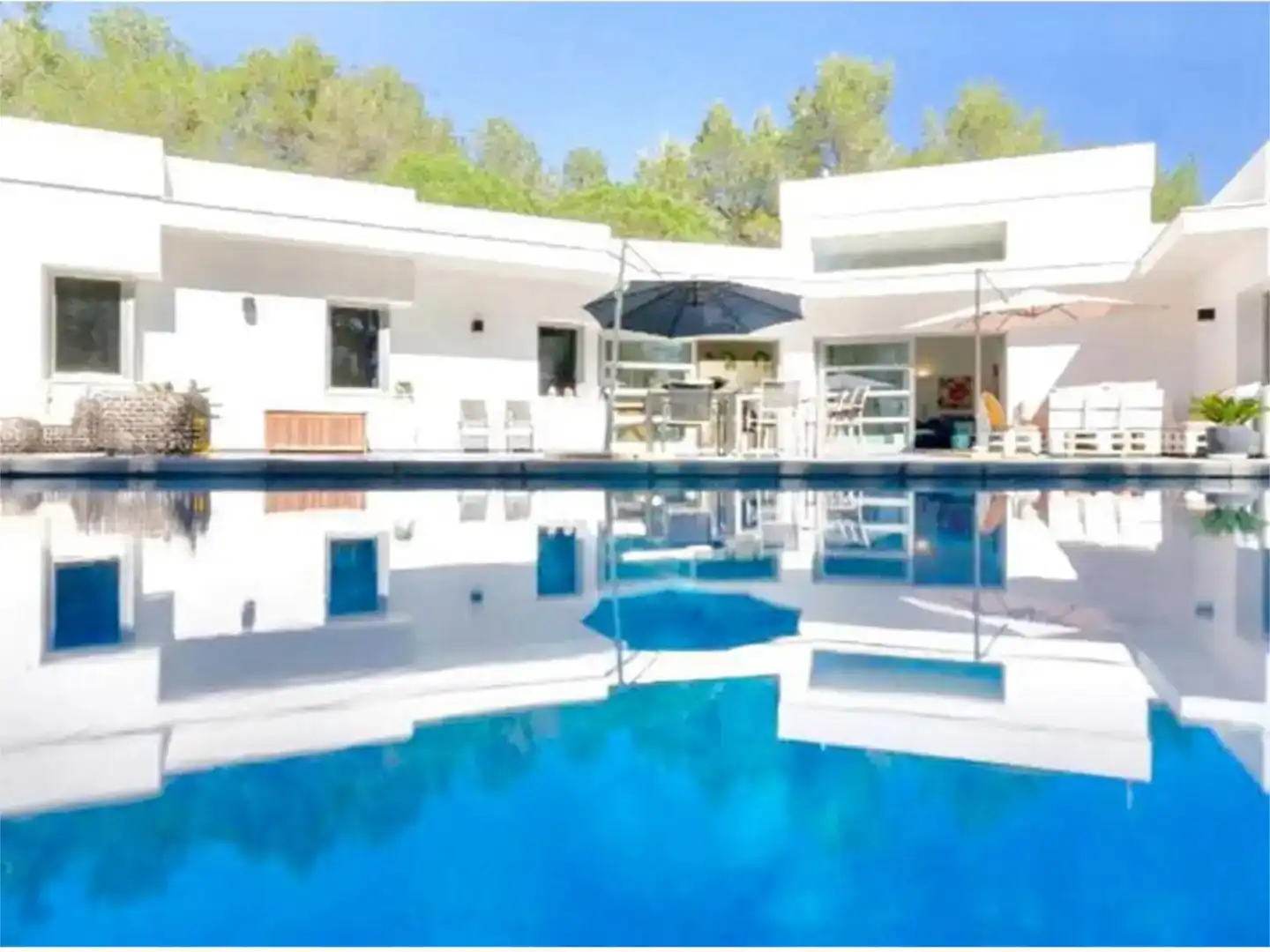 Piscina de Casa o xalet de lloguer en Santa Eulària des Riu amb Aire condicionat i Piscina