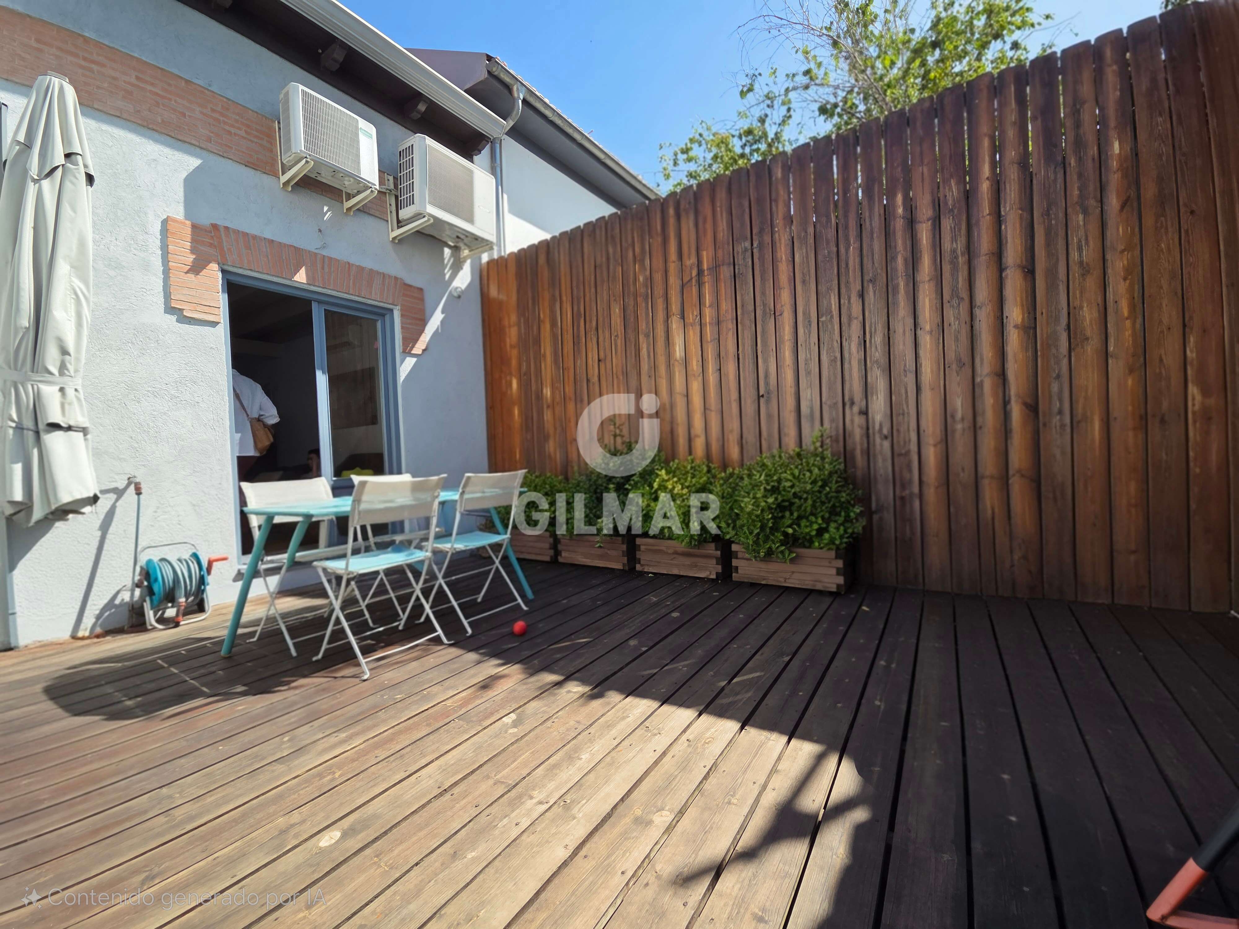 Terrassa de Casa adosada en venda en  Madrid Capital amb Calefacció, Jardí privat i Piscina