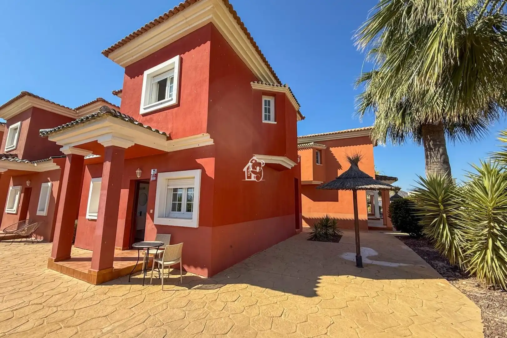 Vista exterior de Casa adosada de alquiler en Murcia con Aire acondicionado, Terraza y Piscina