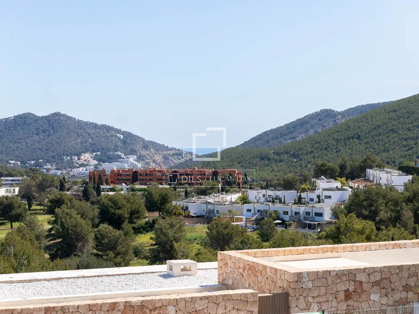 Vista exterior de Casa o chalet en venta en Santa Eulària des Riu con Aire acondicionado, Jardín privado y Terraza