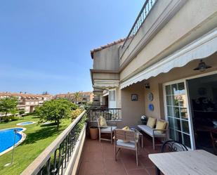 Terrace of Duplex to rent in Bétera  with Air Conditioner, Heating and Private garden