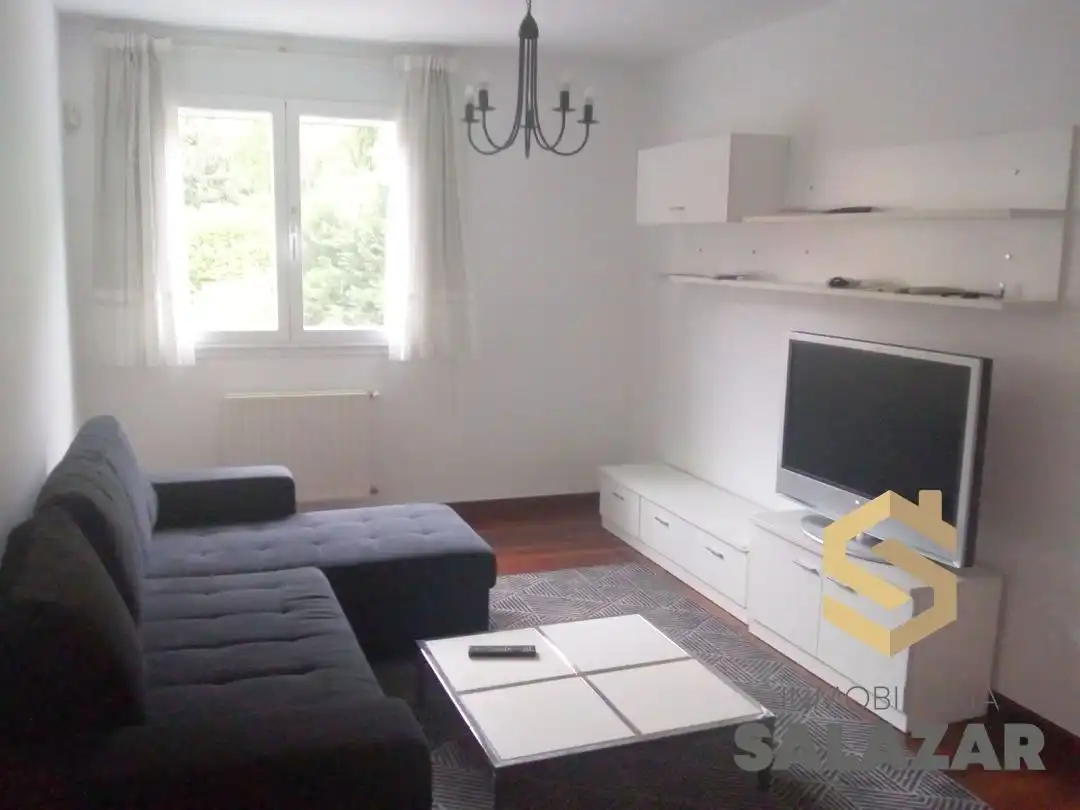 Living room of Flat for rent in Bilbao   with Heating, Private garden and Balcony