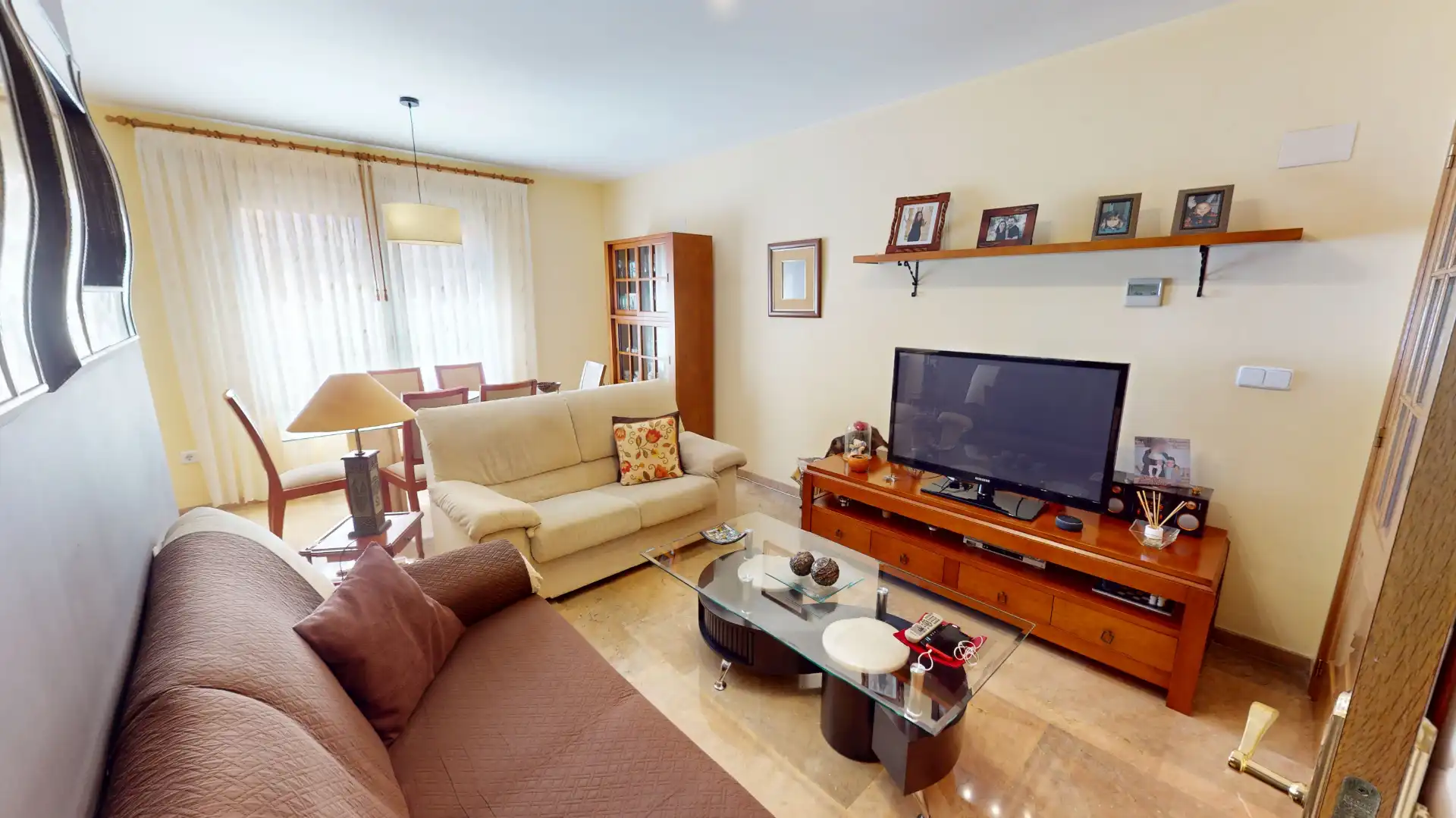 Living room of Flat for sale in El Campello  with Air Conditioner, Storage room and Furnished