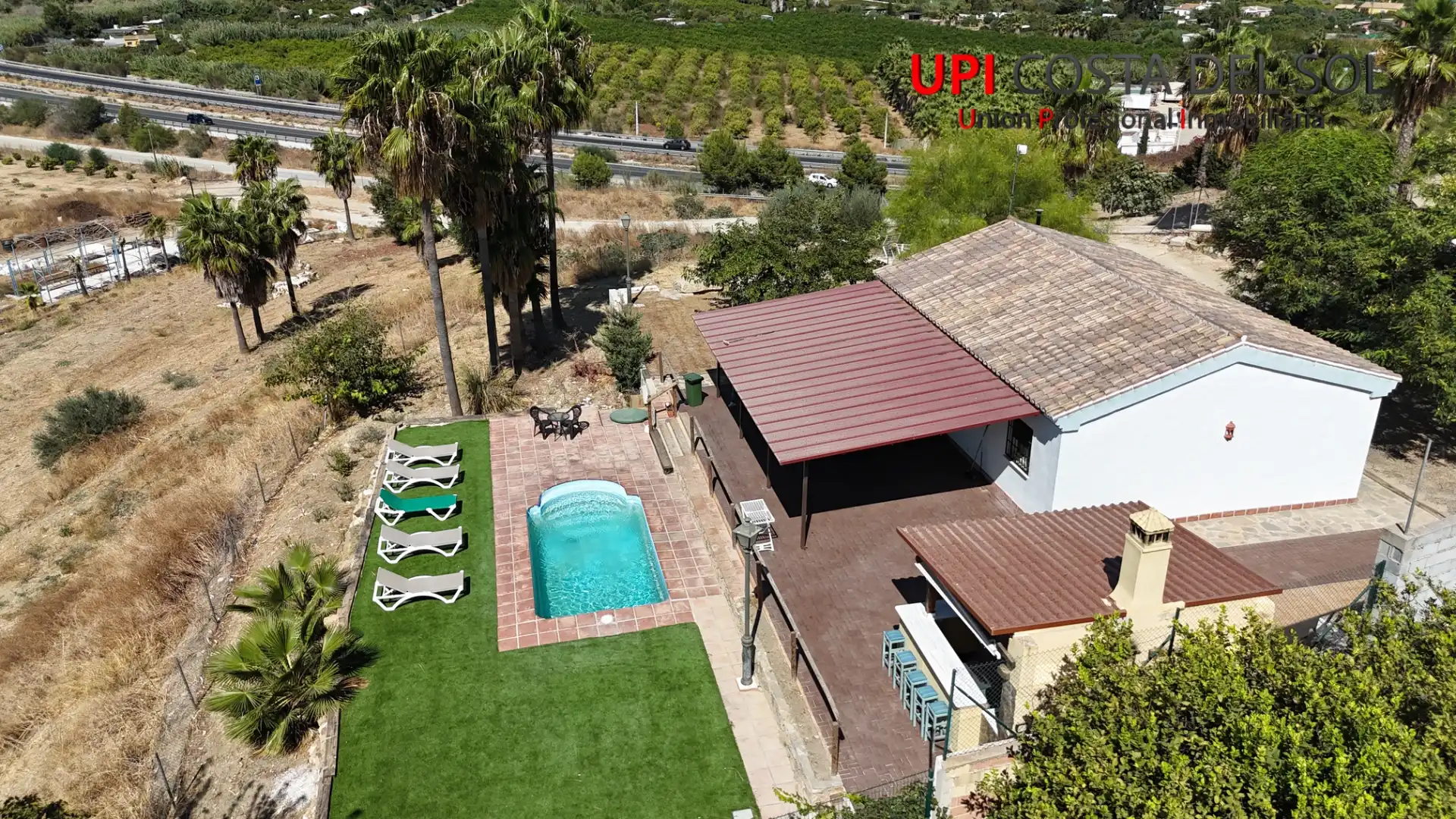 Vista exterior de Finca rústica en venta en Cártama con Aire acondicionado, Jardín privado y Terraza