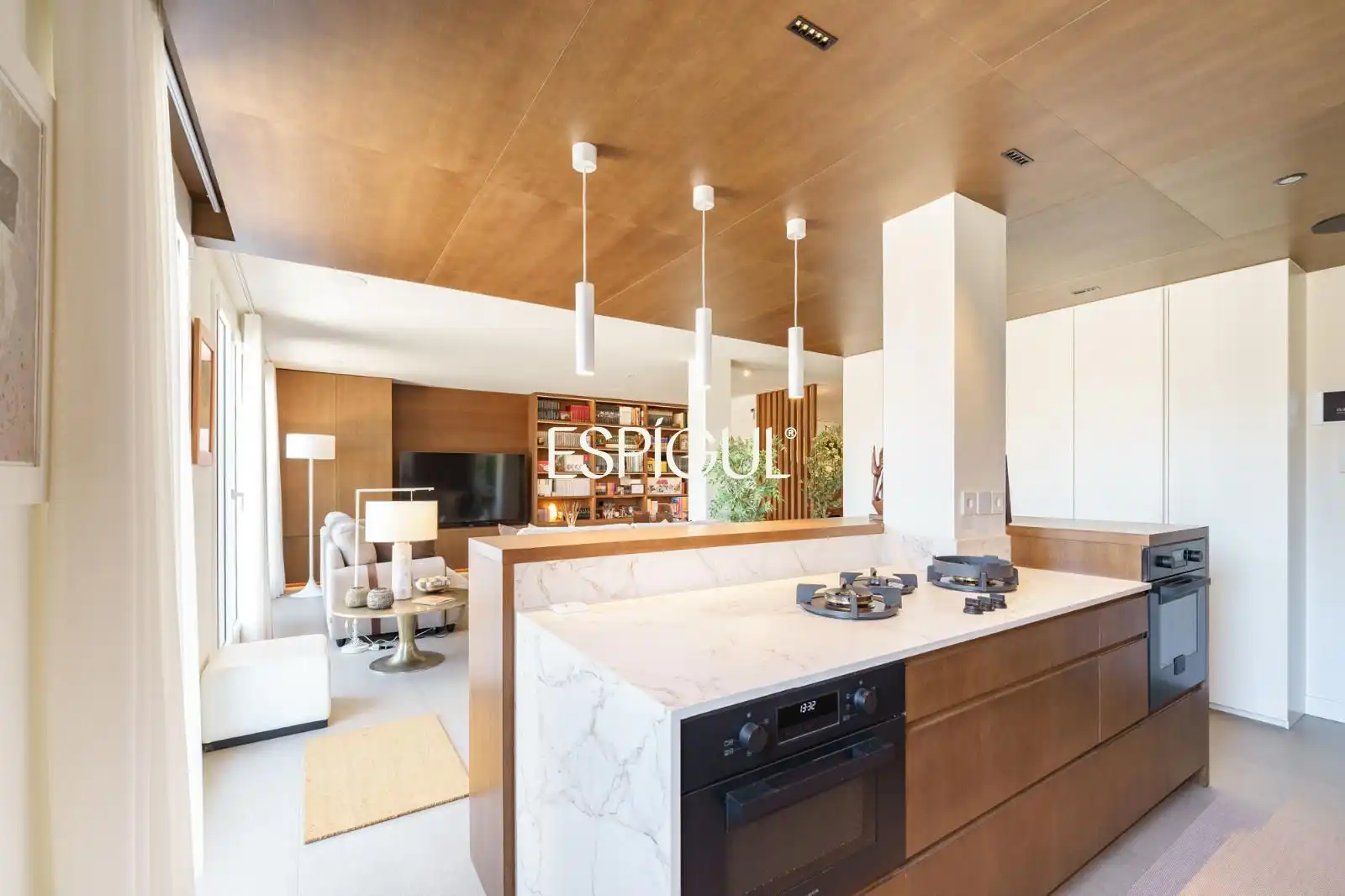 Kitchen of Attic for sale in Barcelona  with Air Conditioner, Heating and Parquet flooring