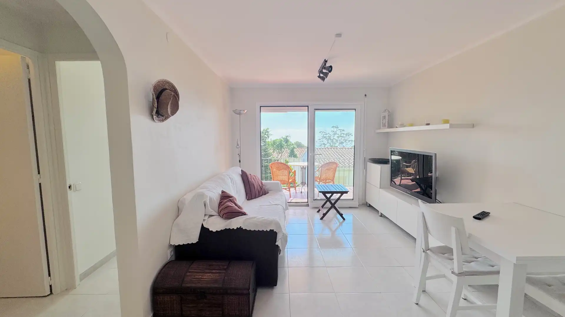 Sala d'estar de Apartament en venda en Palafrugell
