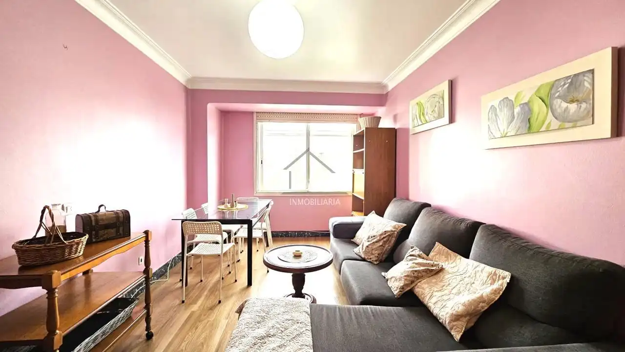 Sala de estar de Piso de alquiler en Ferrol con Amueblado