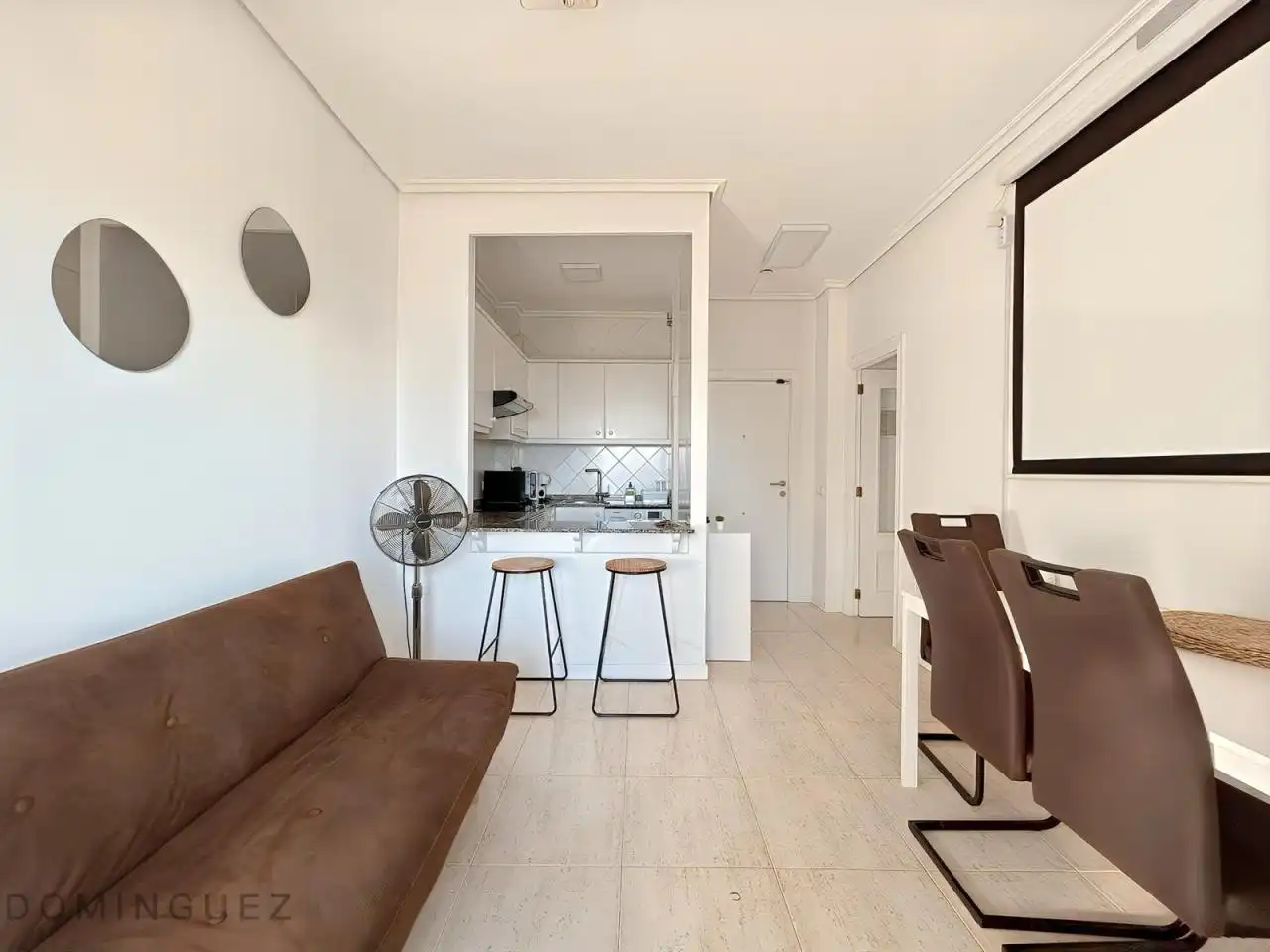 Wohnzimmer von Wohnungen zur Miete in Vigo  mit Heizung, Terrasse und Möbliert