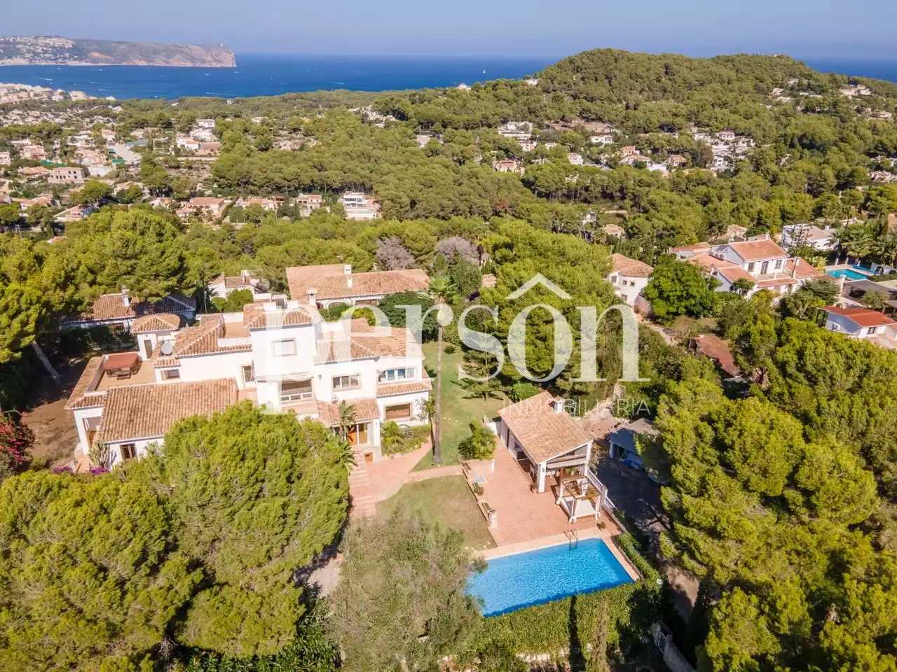 Exterior view of Houses for sale in Jávea / Xàbia  with Air Conditioner, Heating and Private garden