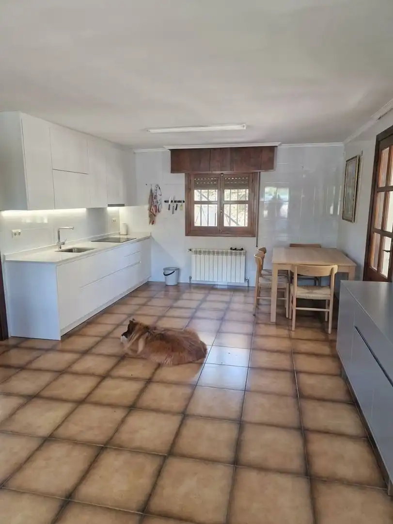 Cuina de Casa o xalet en venda en Ortuella amb Jardí privat i Terrassa