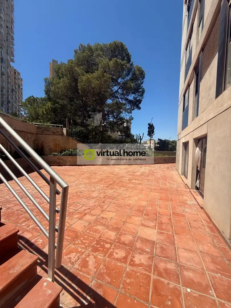 Terrace of Flat for rent in Benidorm  with Air Conditioner, Terrace and Furnished
